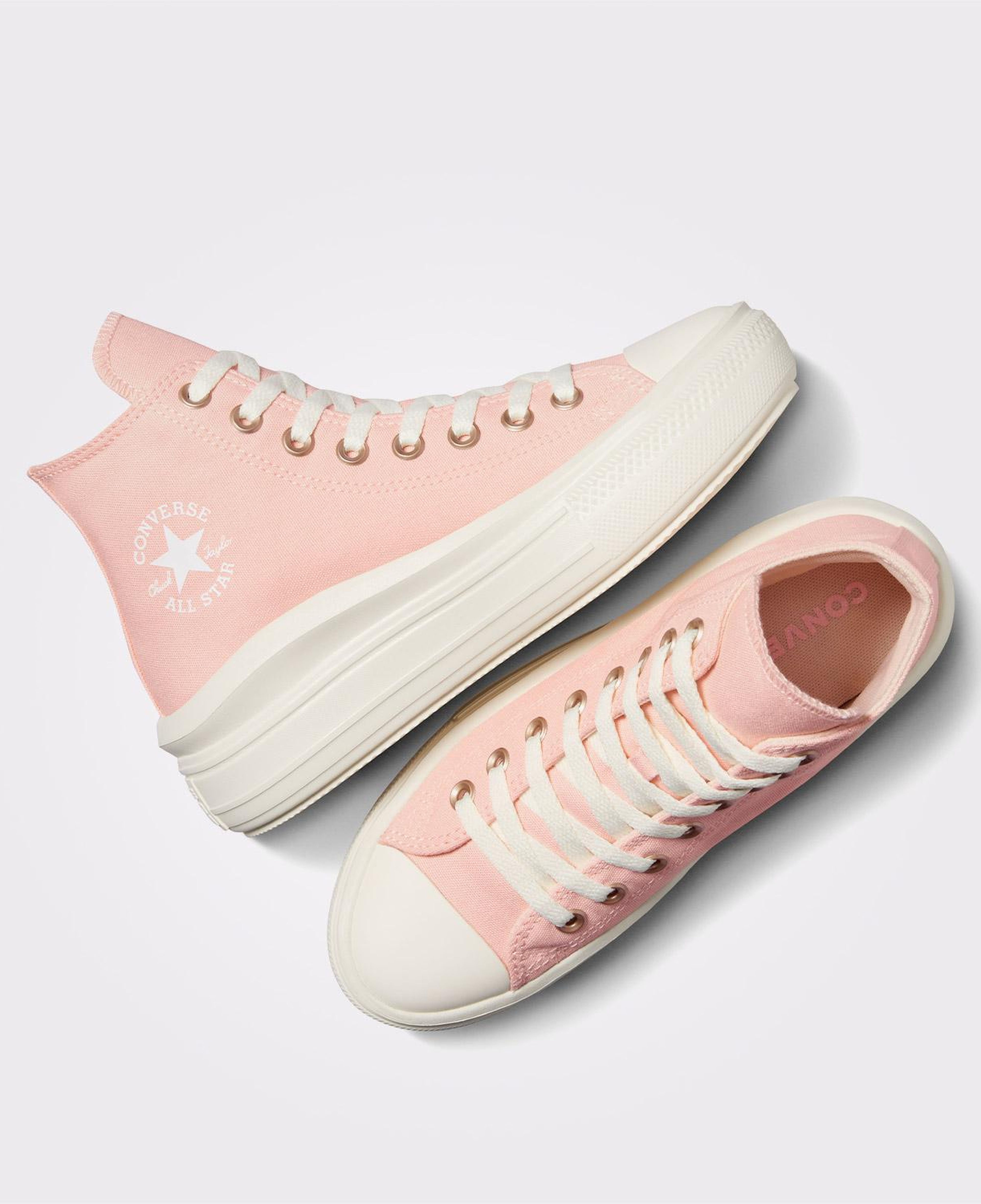 Converse Chuck Taylor All Star Move Unisex Pembe Platform Sneaker