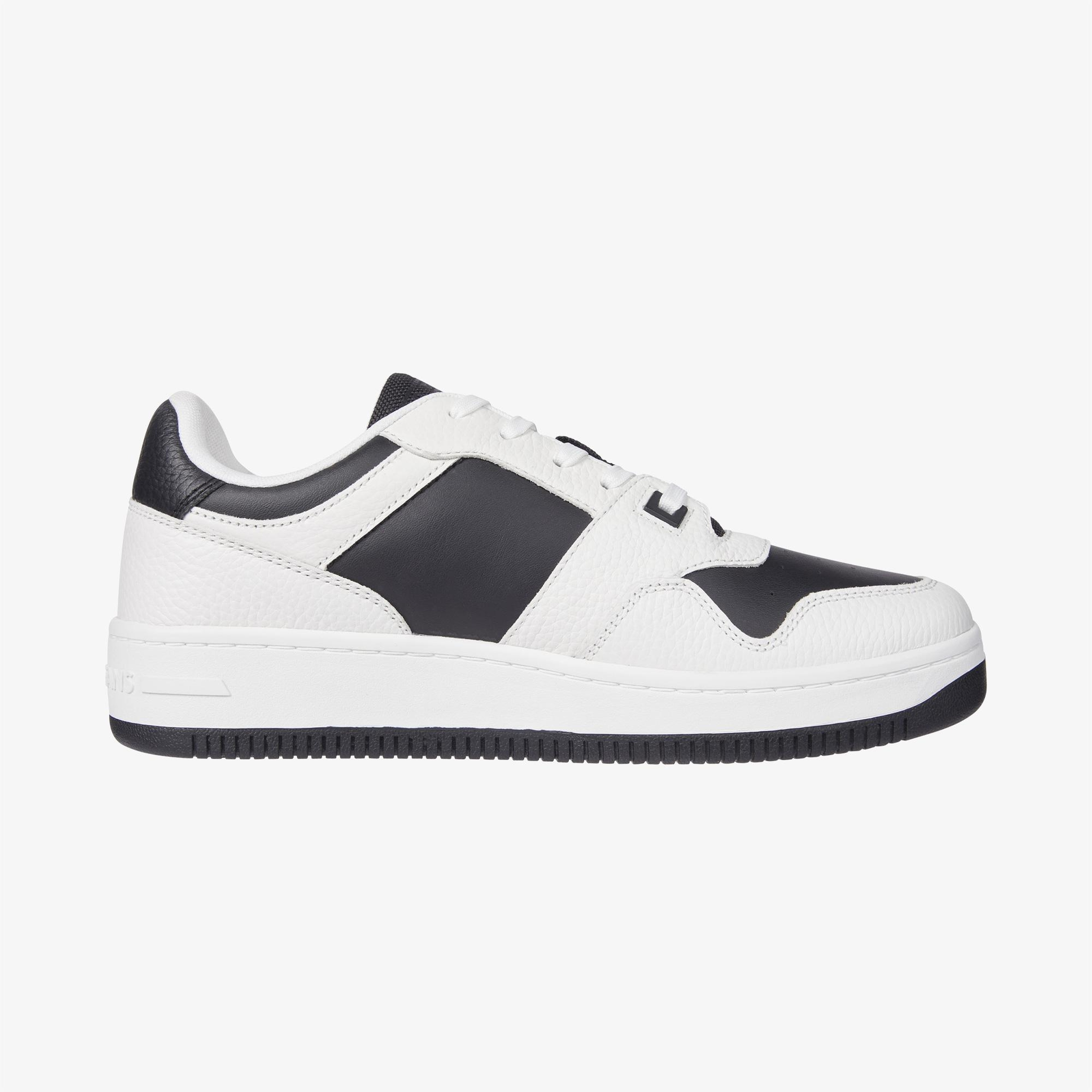 Tommy Hilfiger Tjm Retro Basket Cupsole Tumble Erkek Beyaz Spor Ayakkabı