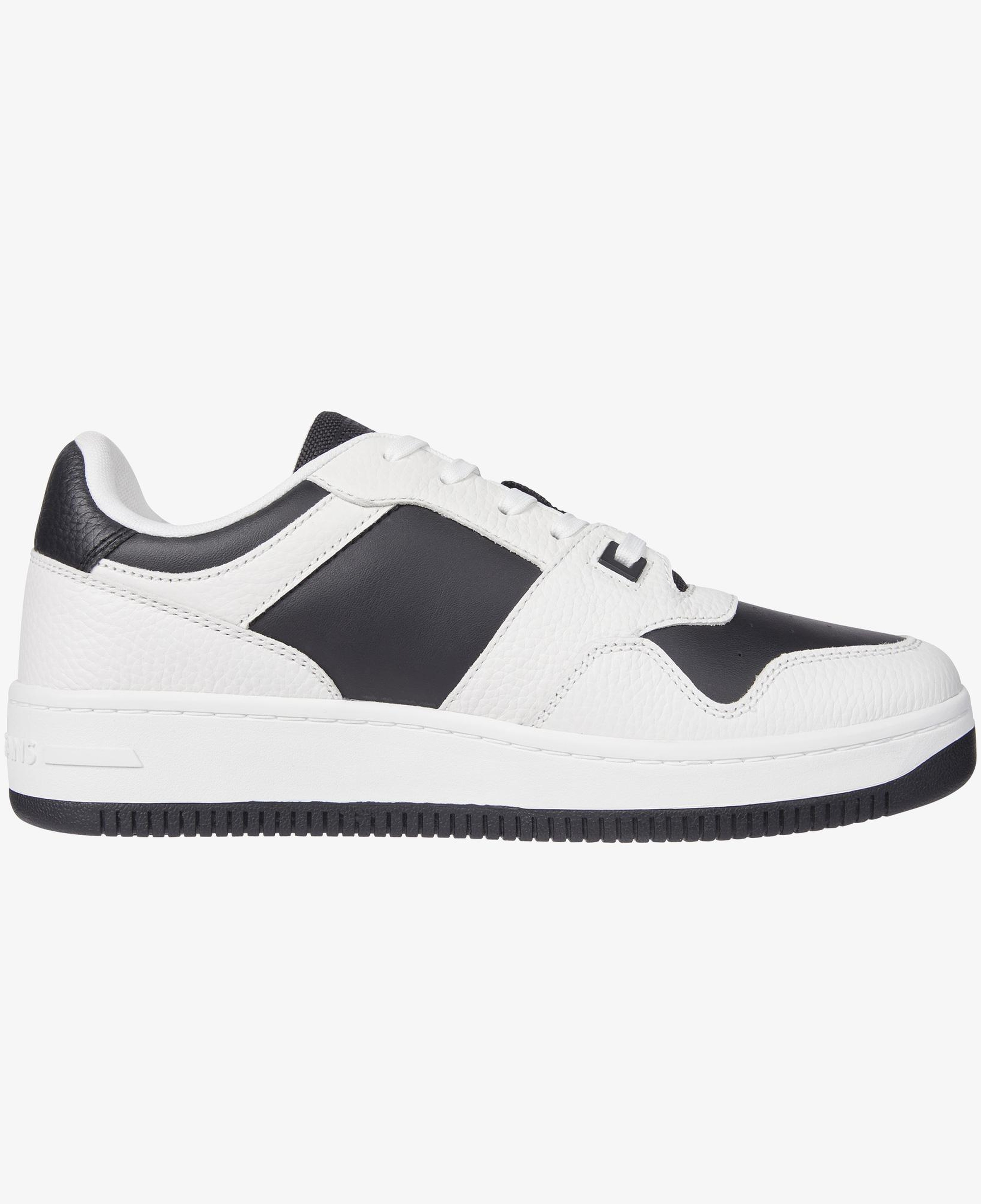Tommy Hilfiger Tjm Retro Basket Cupsole Tumble Erkek Beyaz Spor Ayakkabı