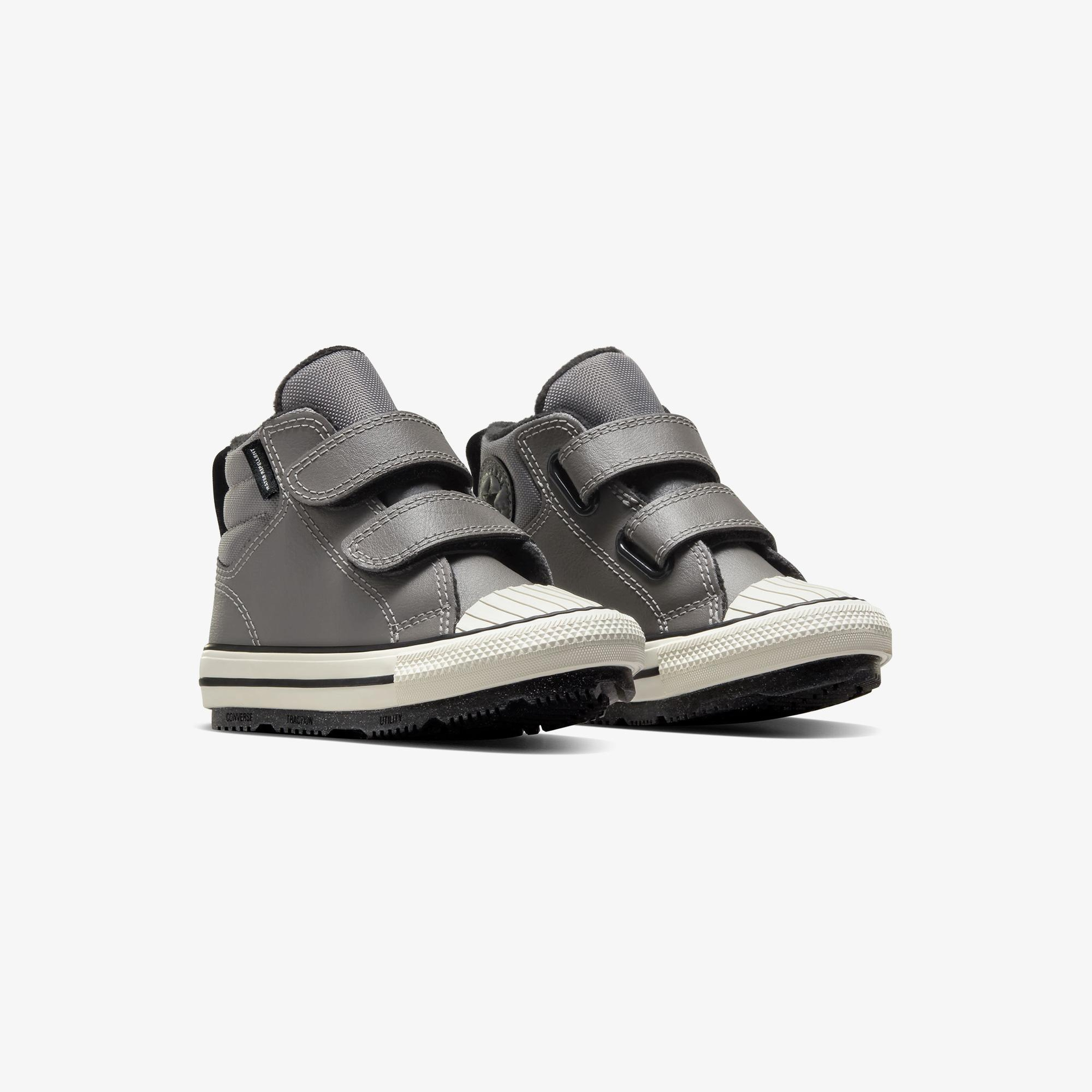 Converse Chuck Taylor All Star Berkshire Bebek Gri Deri Su İtici Bot