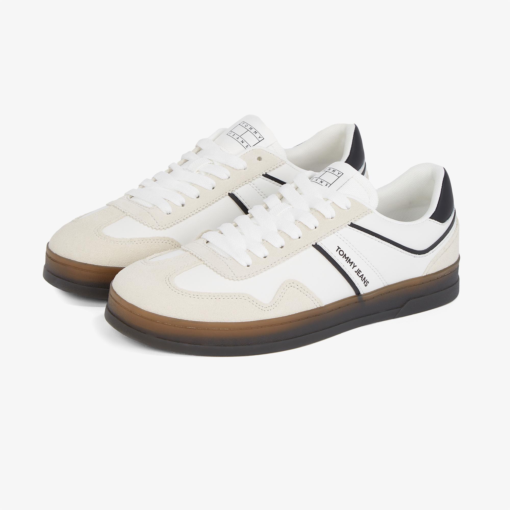Tommy Hilfiger The Greenwich Leather Erkek Beyaz Spor Ayakkabı