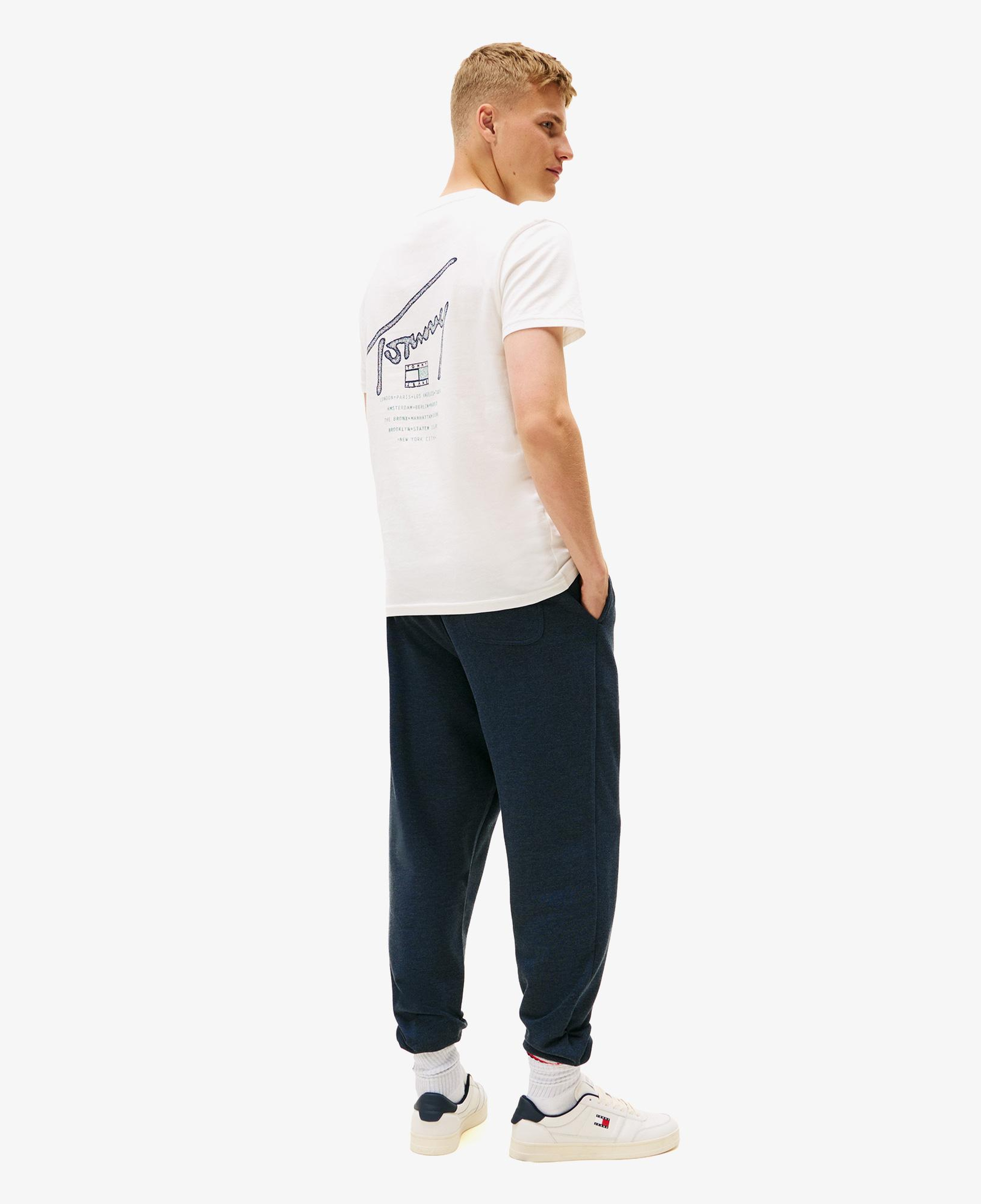 Tommy Hilfiger Signature Erkek Beyaz T-Shirt