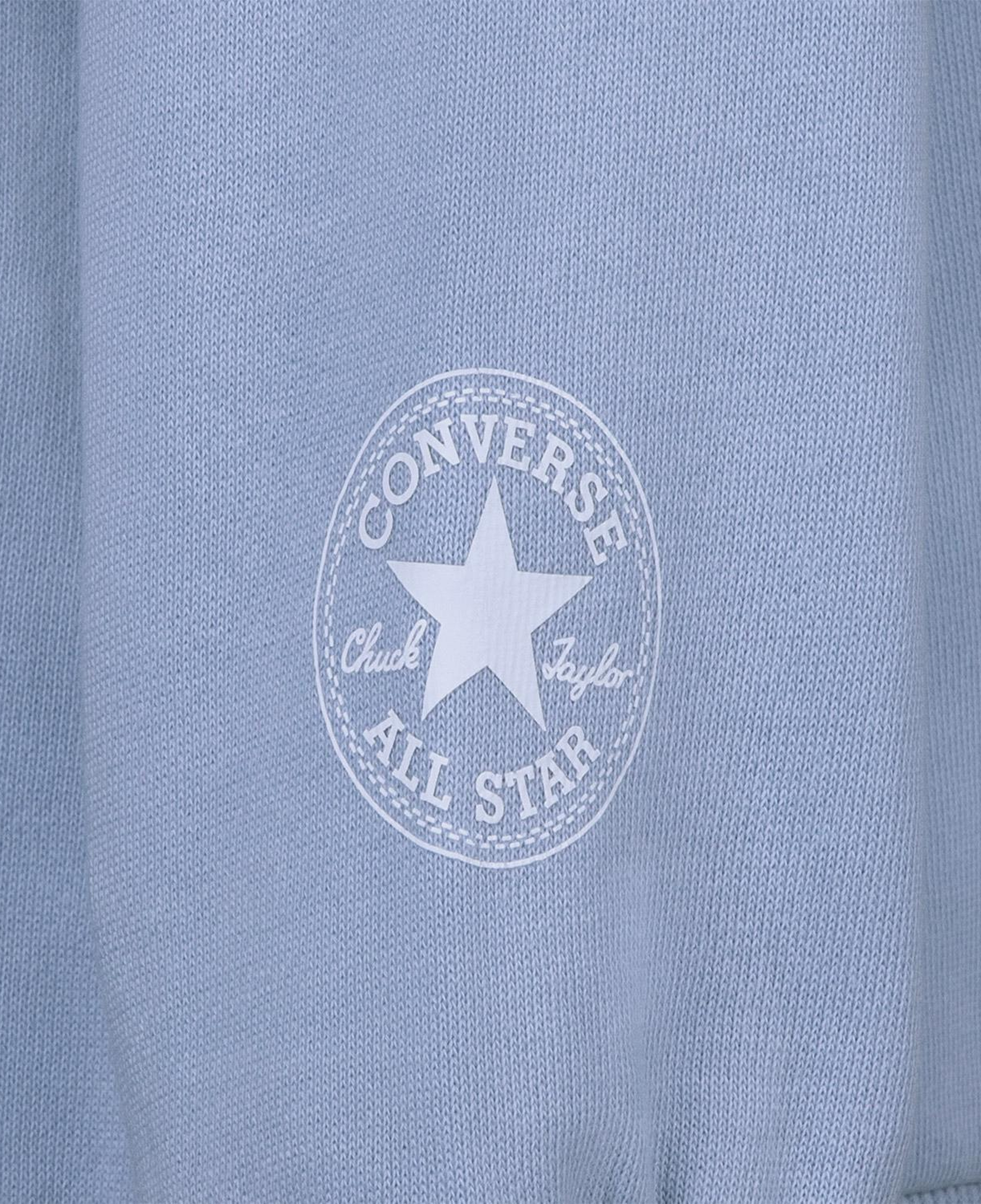 Converse Oversized Chuck Patch Çocuk Mavi Hoodie