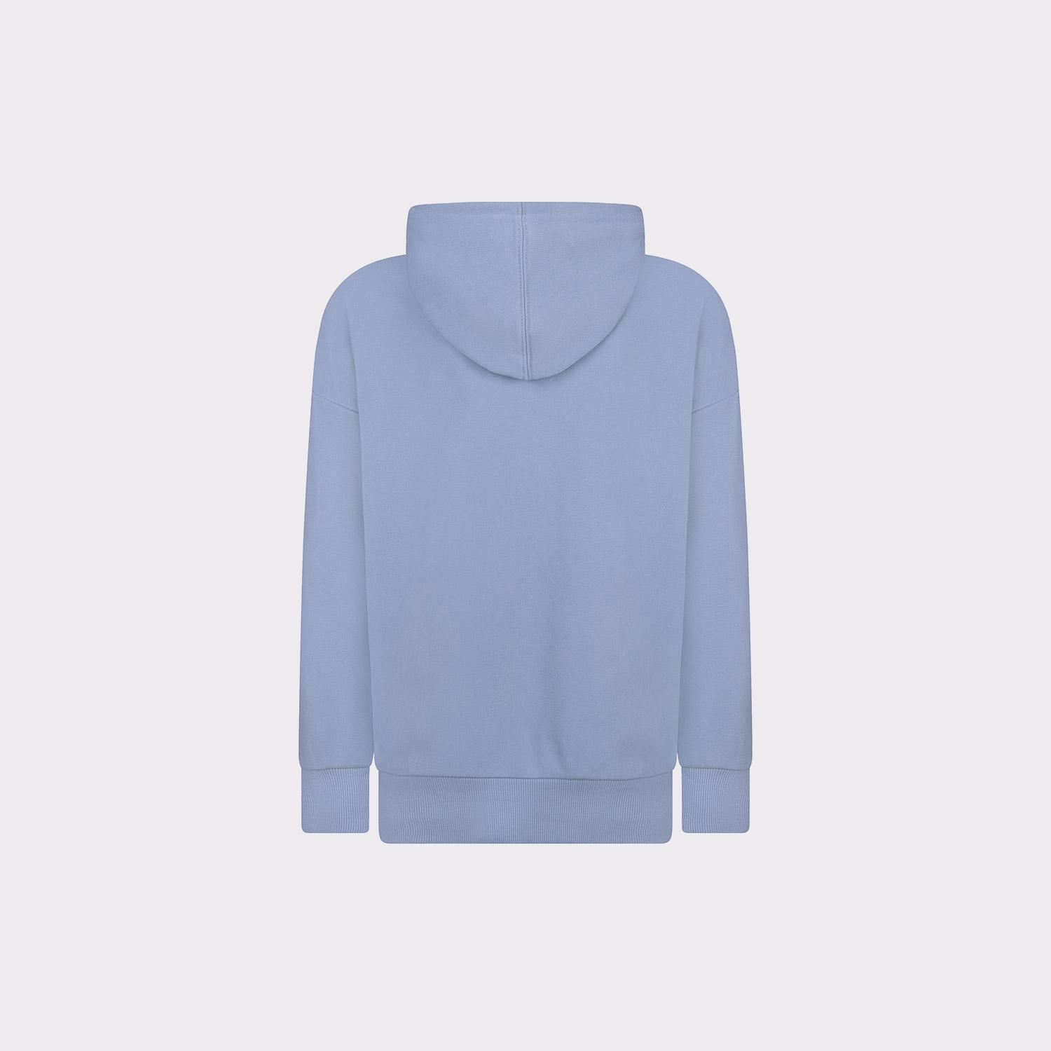 Converse Oversized Chuck Patch Çocuk Mavi Hoodie