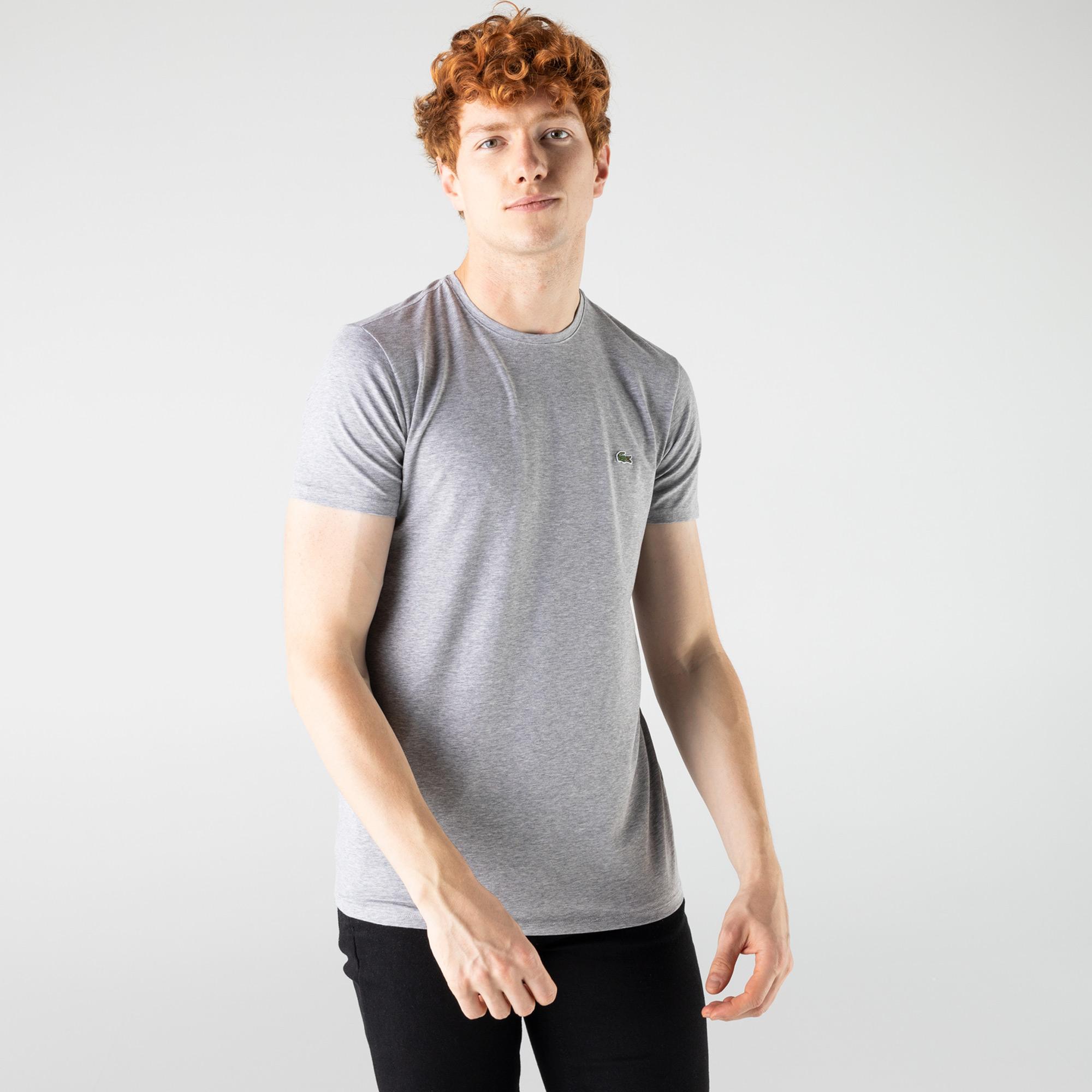 Lacoste Regular Fit Erkek Gri Tişört