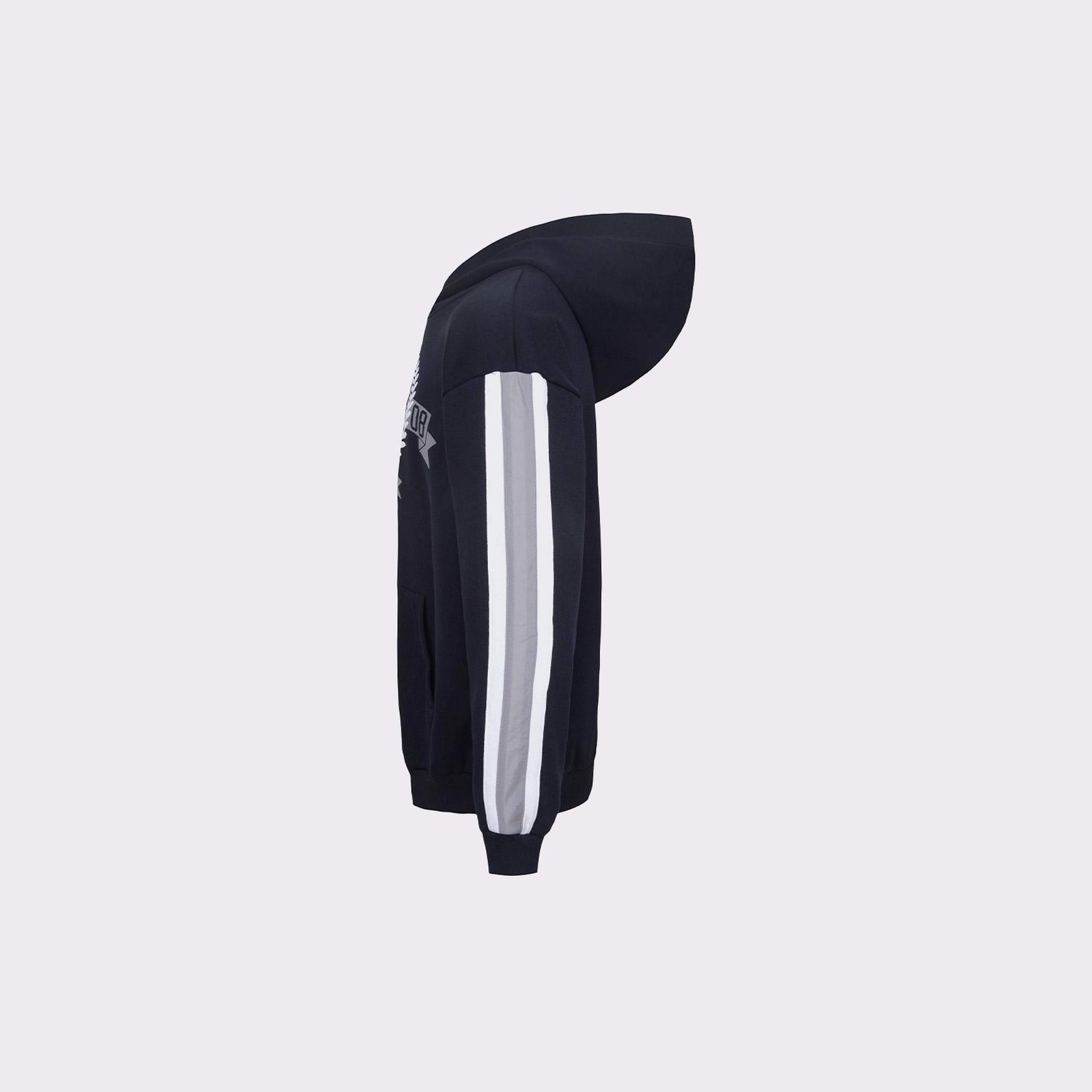 Converse Cnvb Rec Club Ft Sleeve Stripe Çocuk Siyah Hoodie