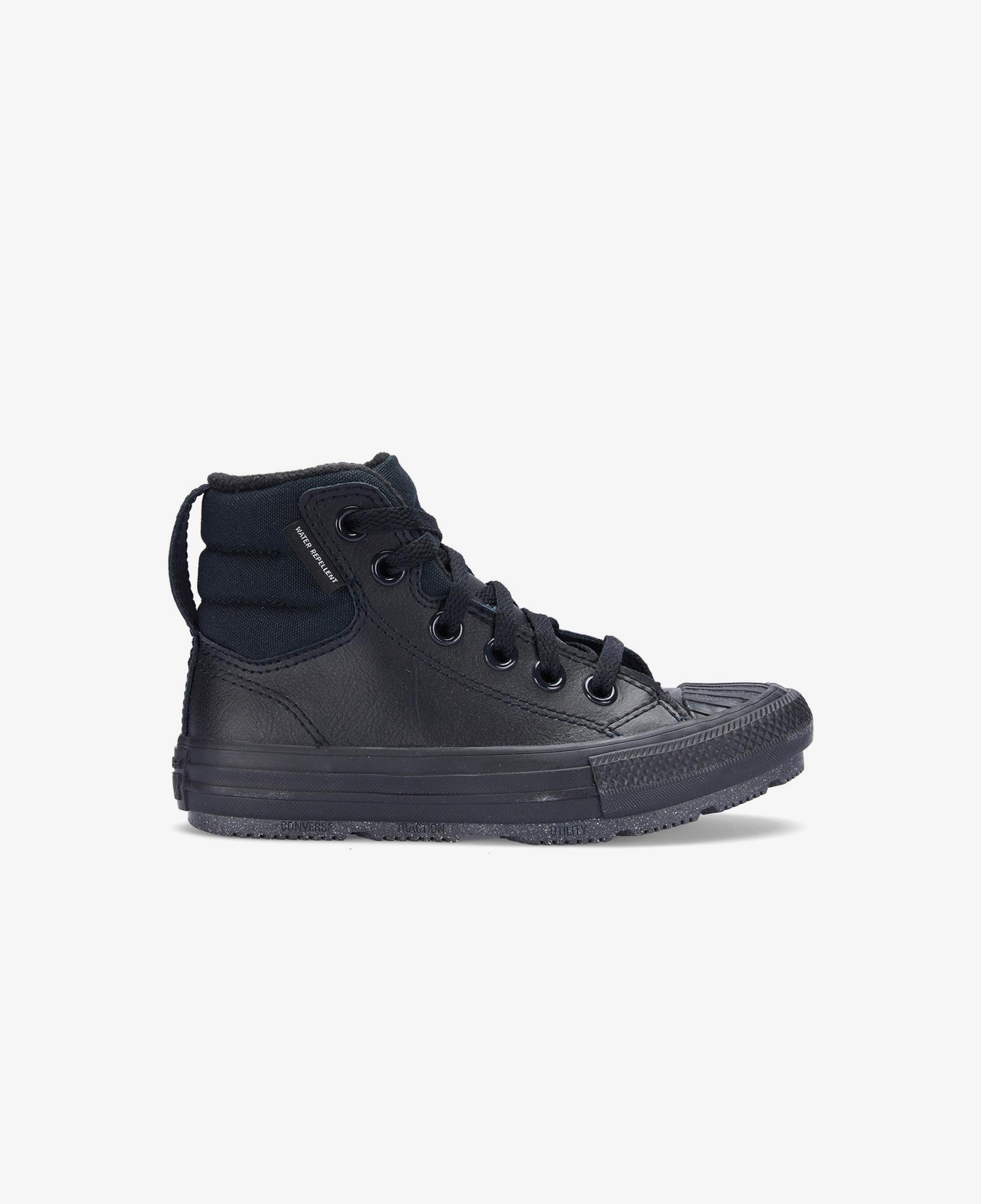 Converse Chuck Taylor All Star Berkshire Çocuk Siyah Deri Bot