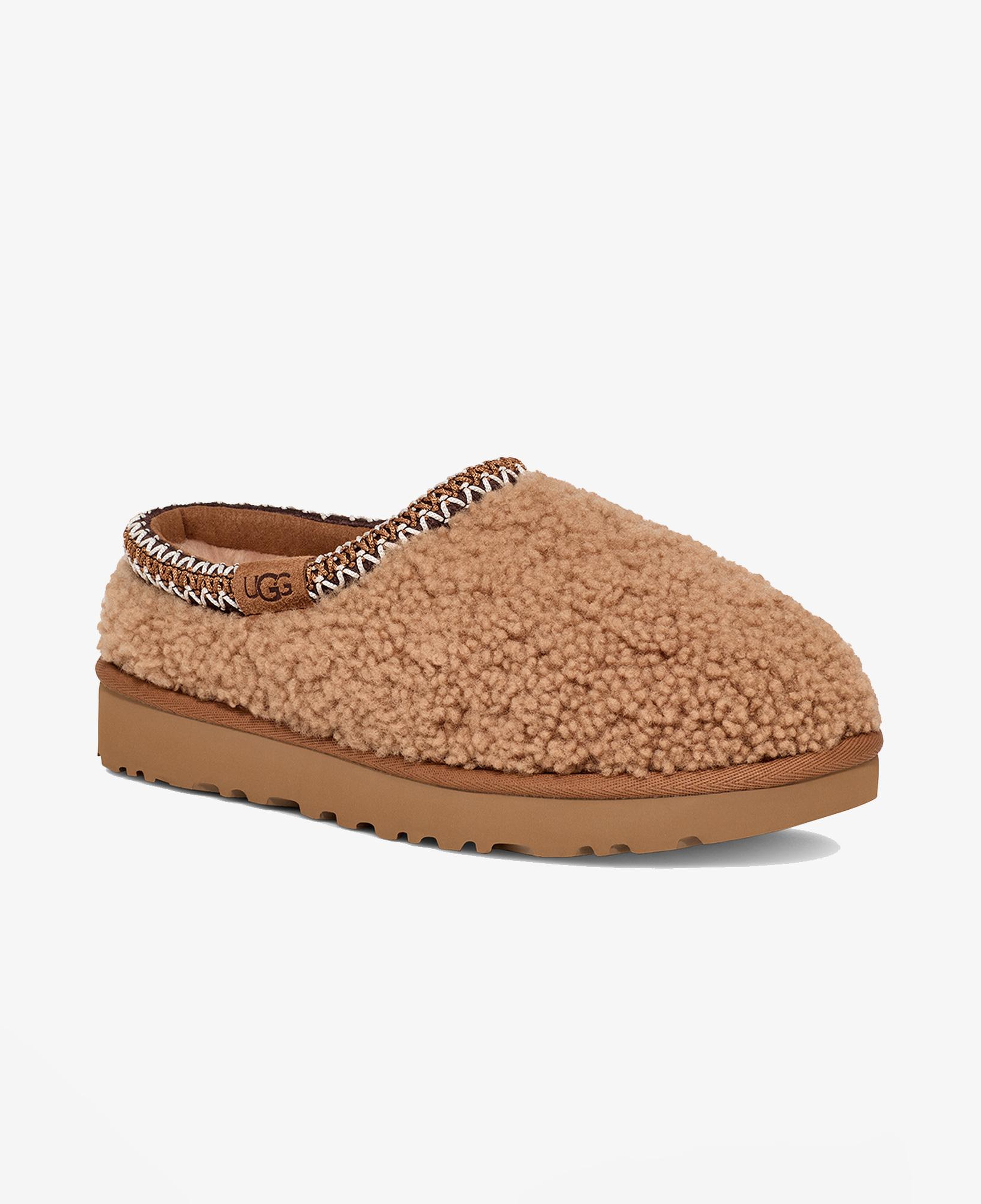 UGG Tasman Maxi Curly Kadın Kahverengi Terlik