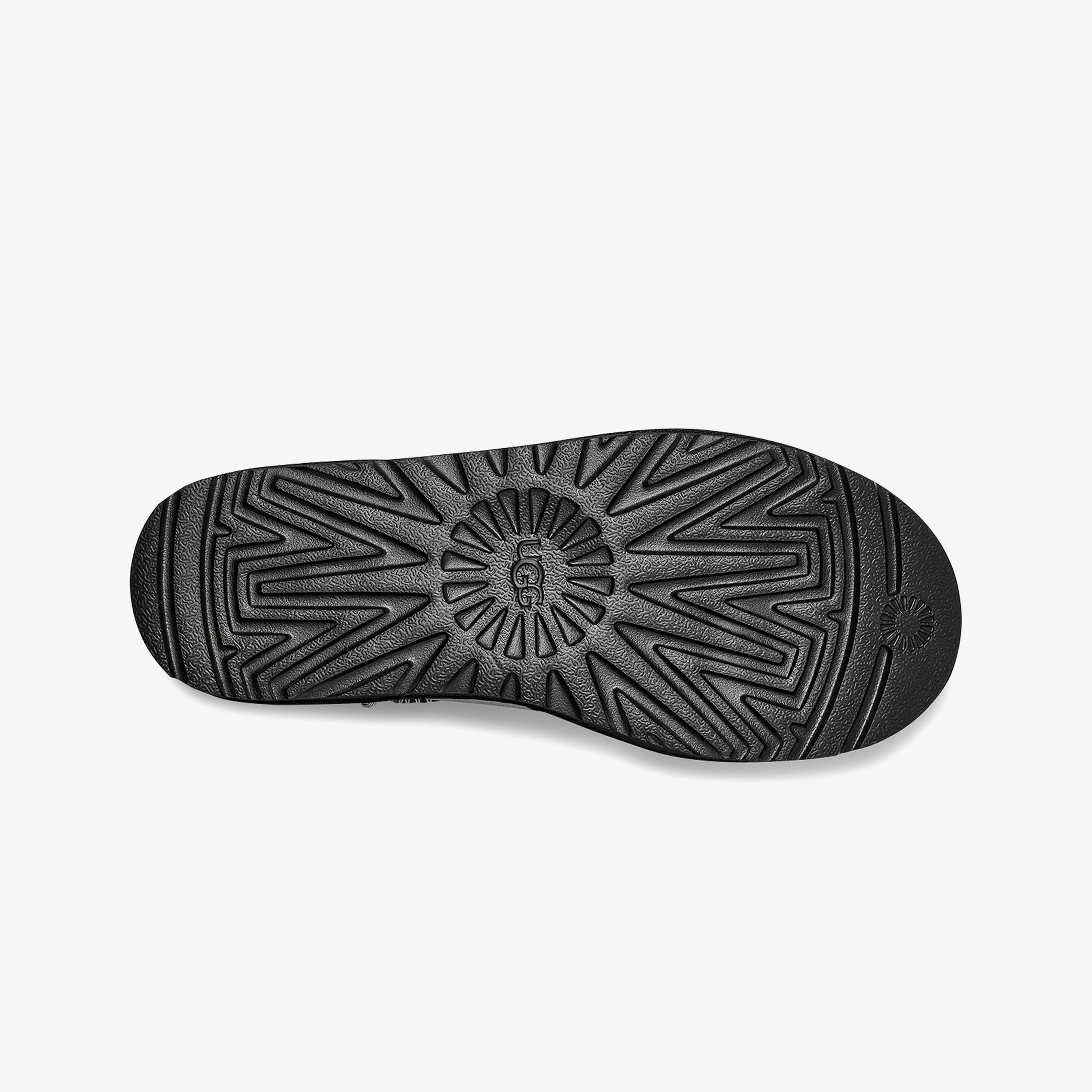 UGG Classic Ultra Mini Lthr Regen Kadın Siyah Bot