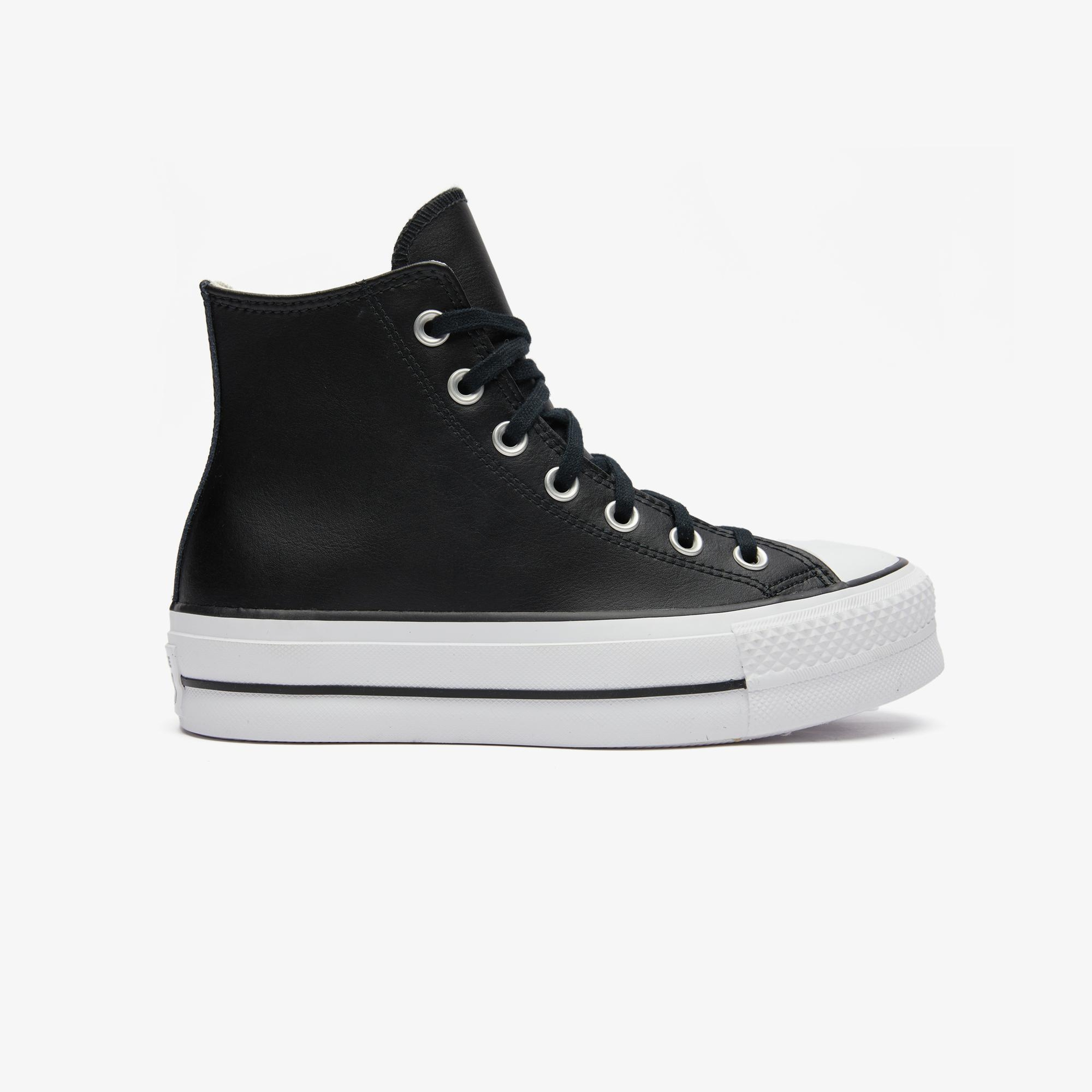 Converse Chuck Taylor All Star Kadın Siyah Deri Sneaker