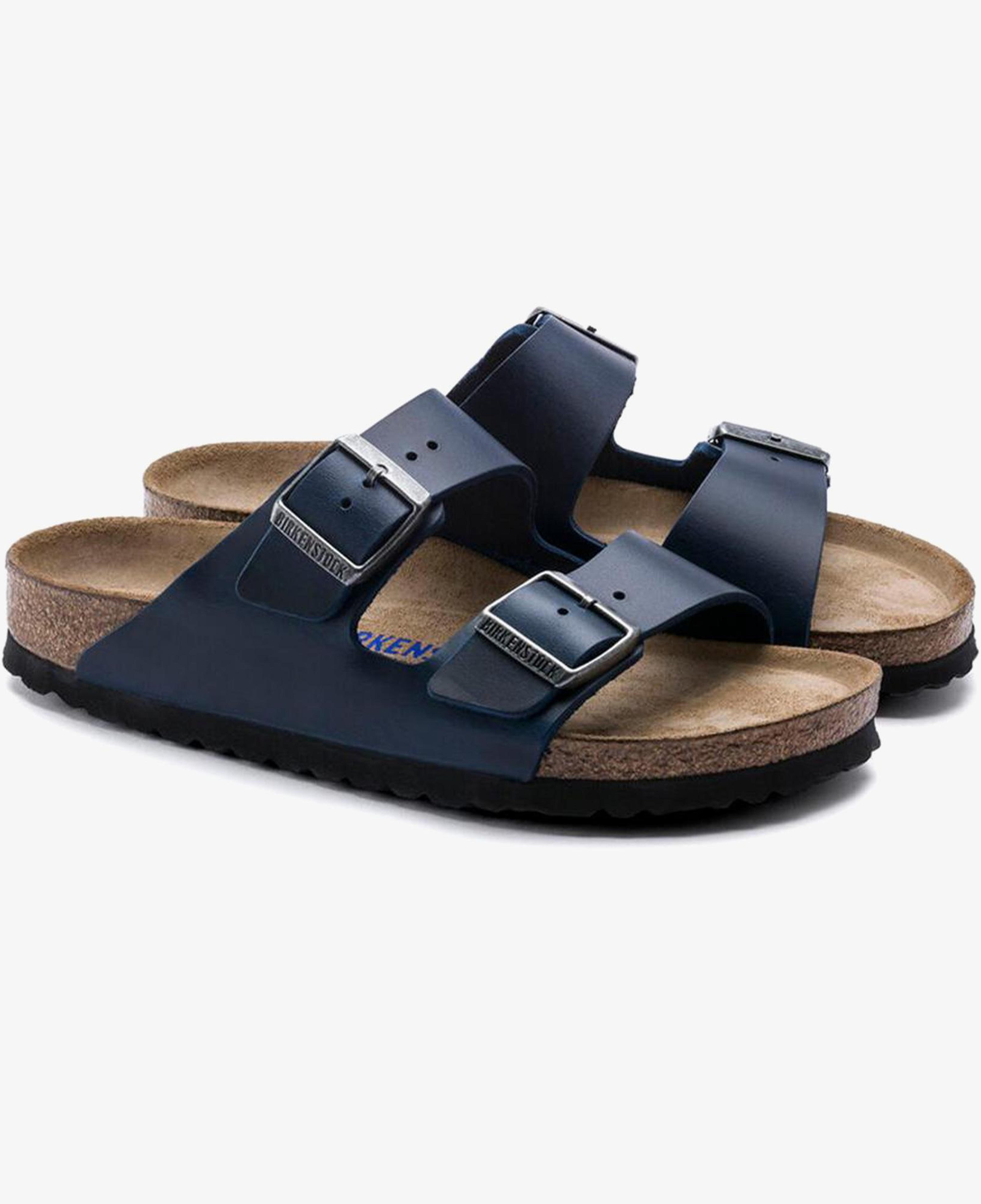 Birkenstock Arizona Sfb Leoi Erkek Mavi Terlik