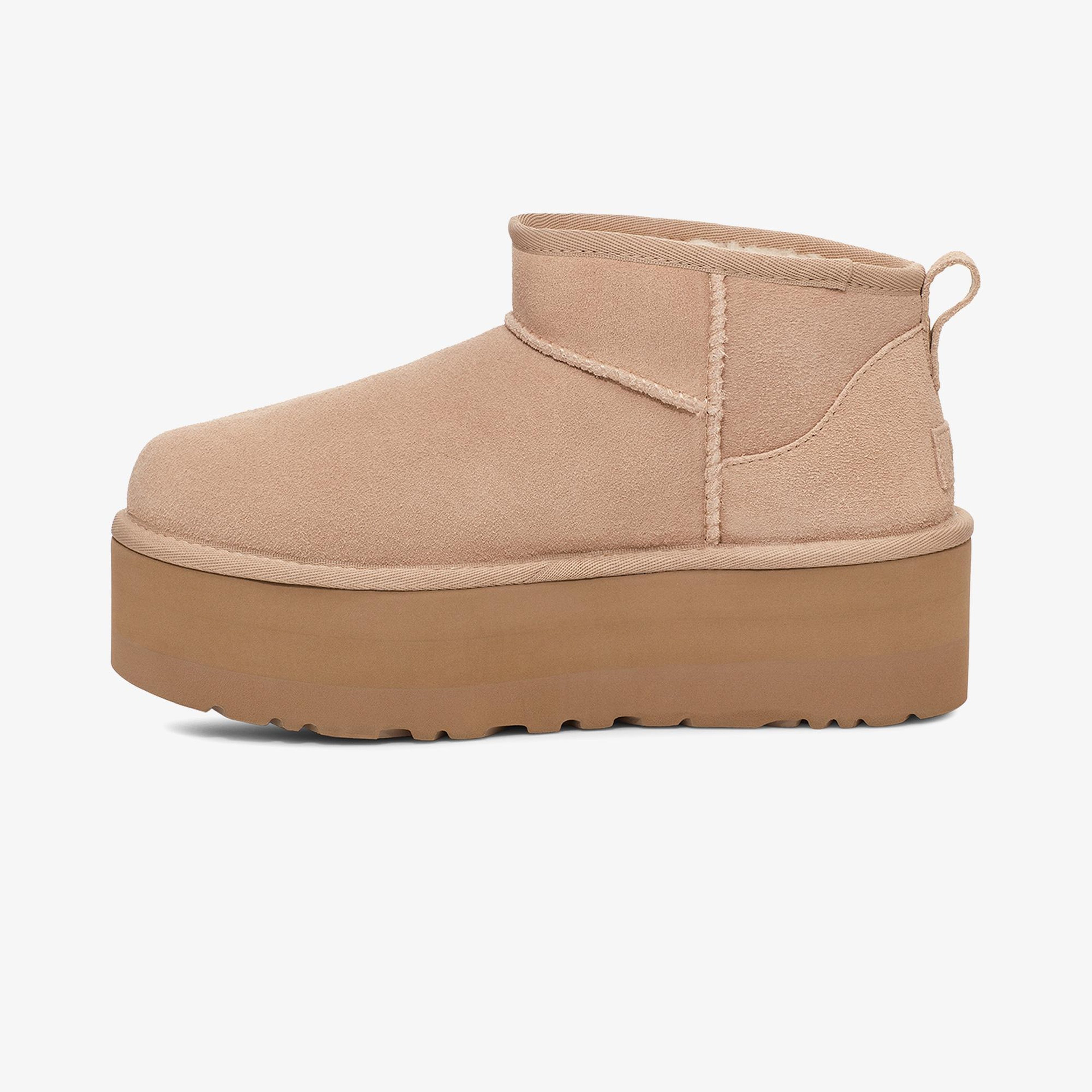 UGG Classic Ultra Mini Platform Kadın Kum Rengi Bot