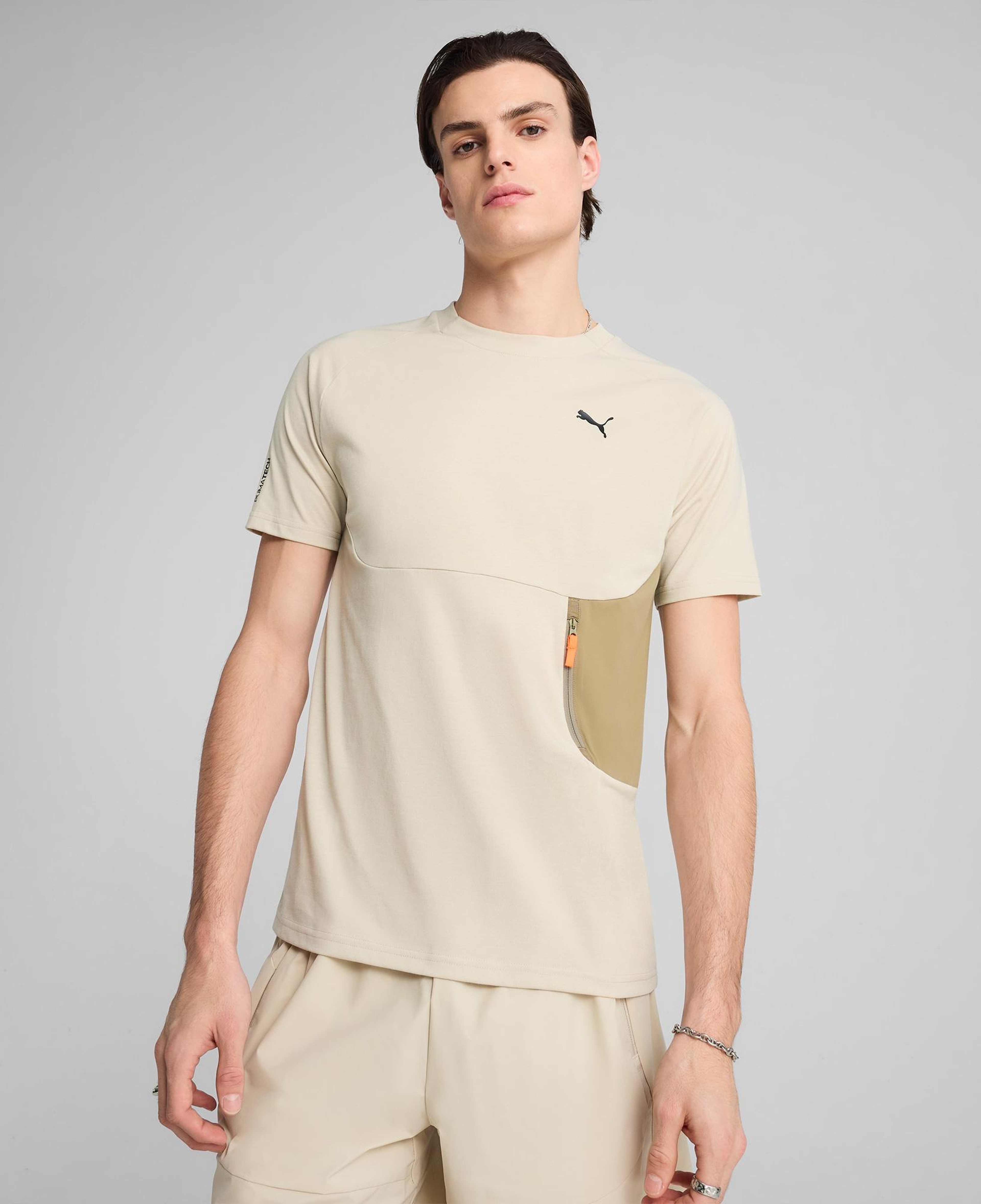 Puma Pumatech Pocket Erkek Krem T-Shirt