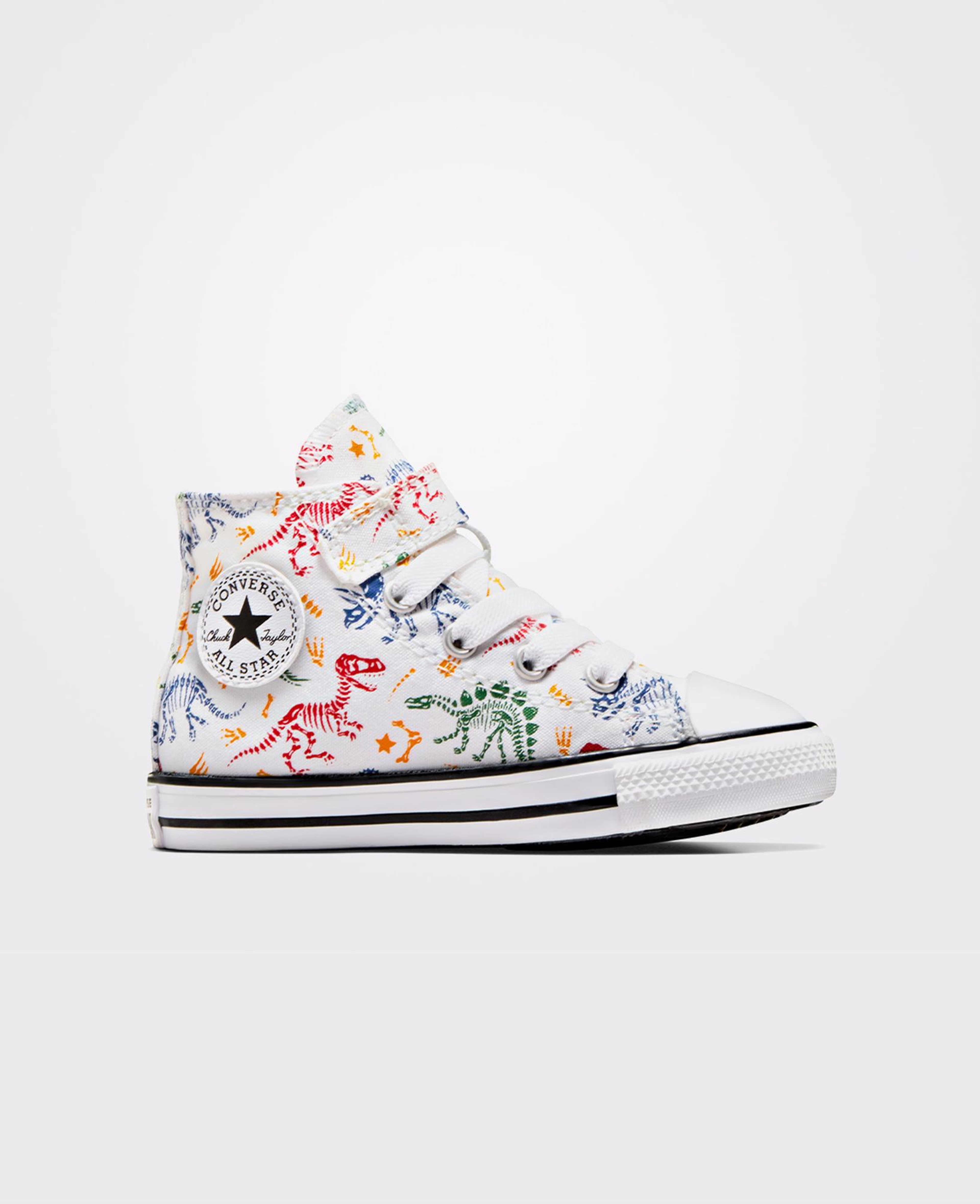 Converse Chuck Taylor All Star Easy-On Dinos Bebek Beyaz Sneaker
