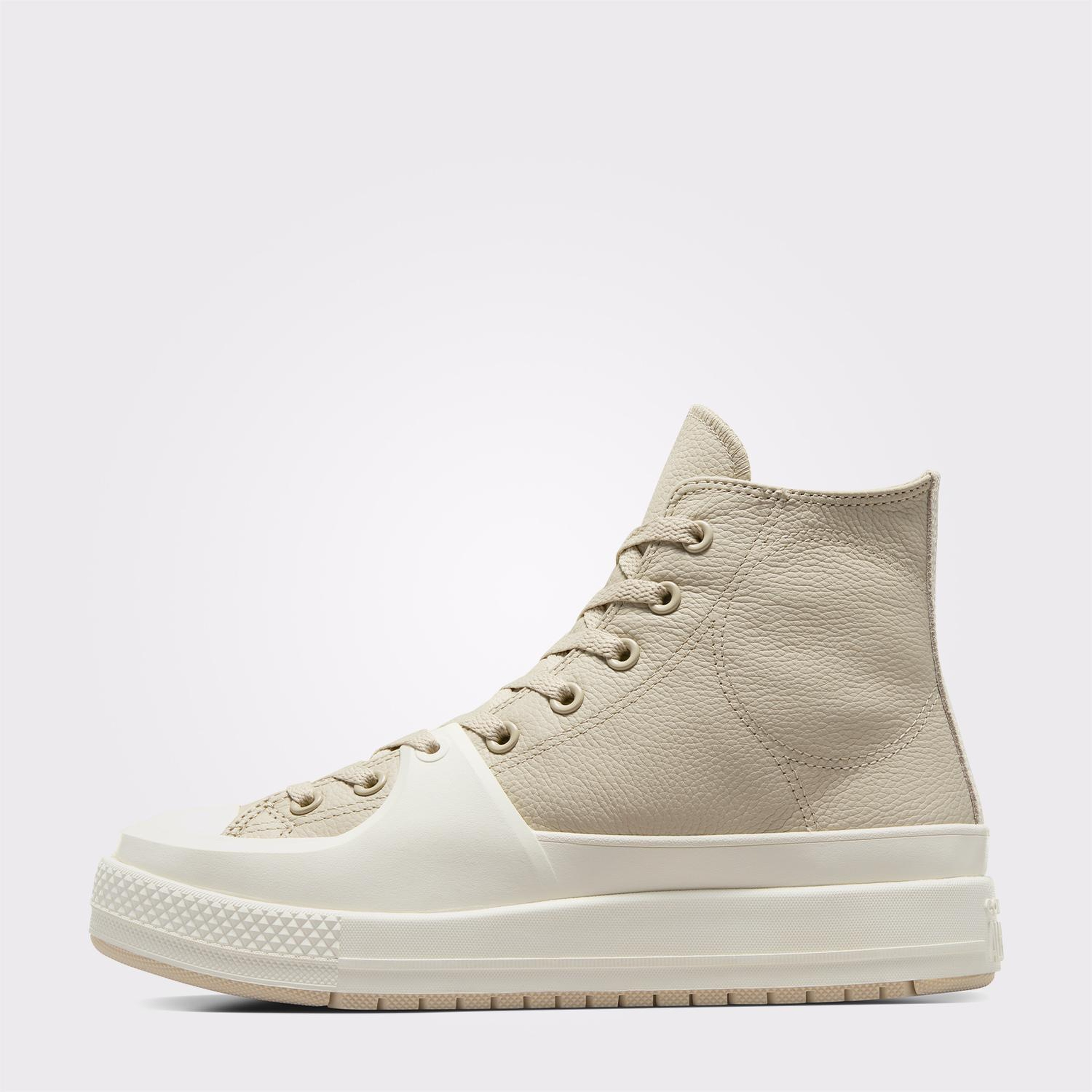 Converse Chuck Taylor All Star Construct Unisex Bej Deri Sneaker