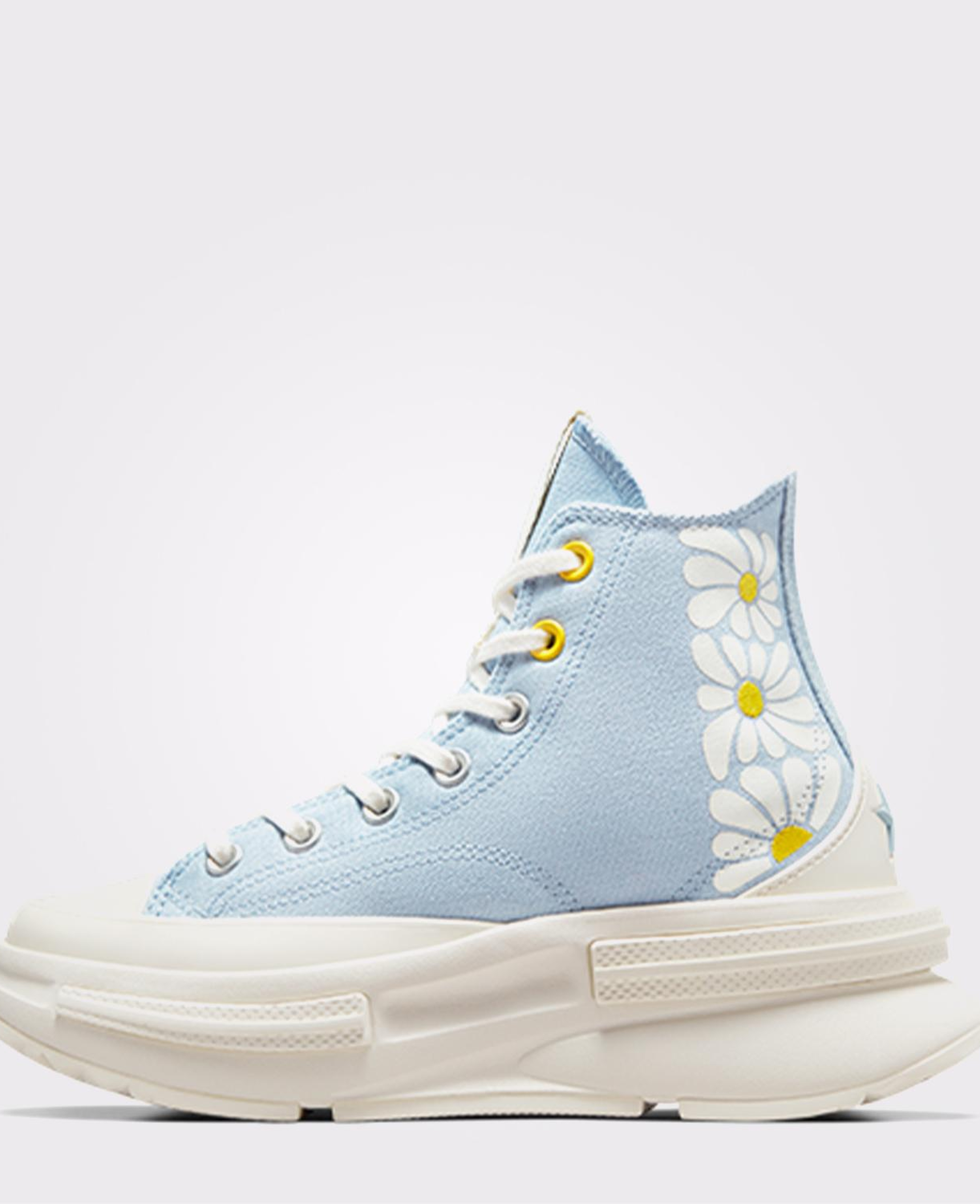 Converse Run Star Legacy Cx Platform Floral Kadın Mavi Sneaker
