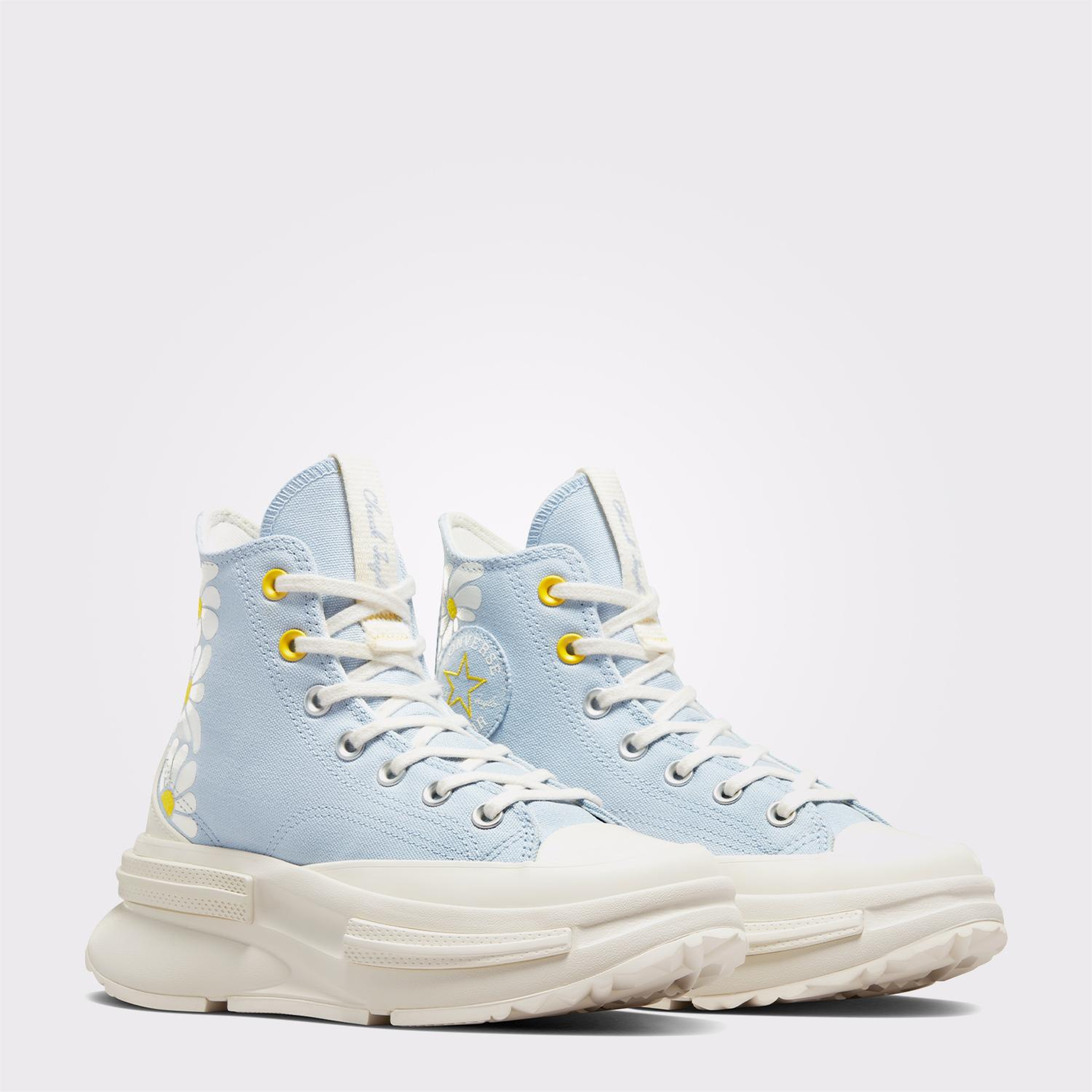 Converse Run Star Legacy Cx Platform Floral Kadın Mavi Sneaker