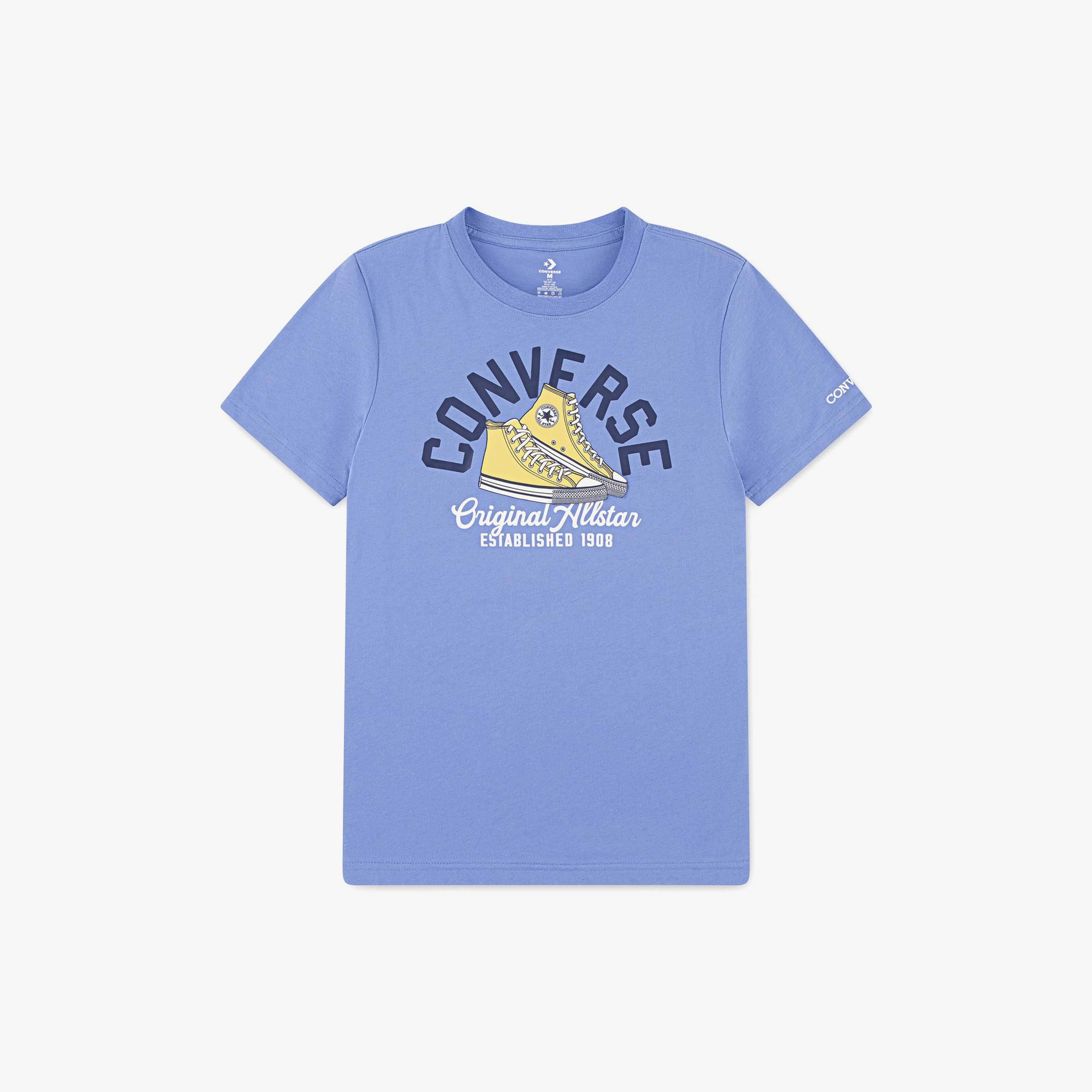 Converse Retro Remix Çocuk Mavi T-Shirt