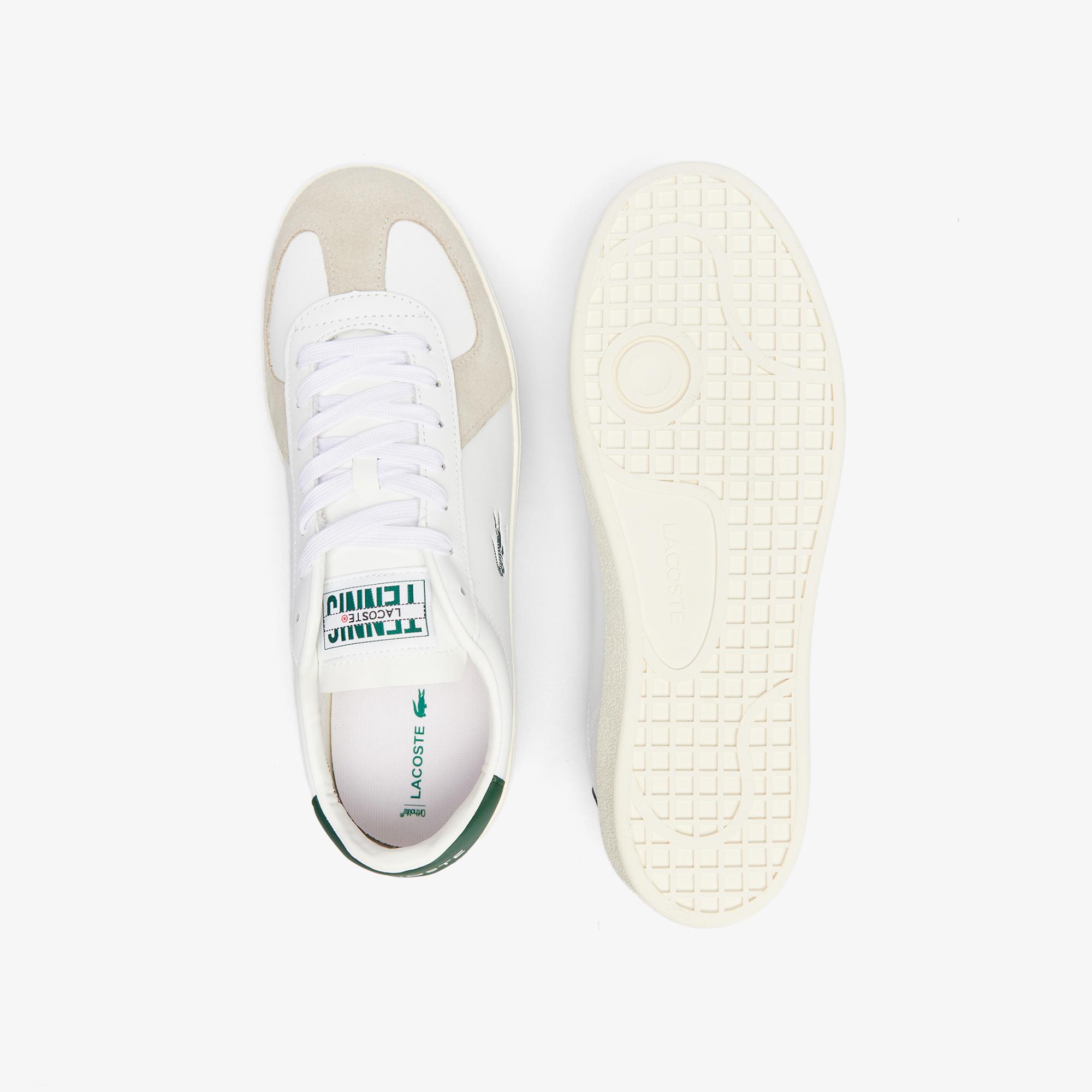 Lacoste Baseshot Pro Leather Erkek Beyaz Sneaker