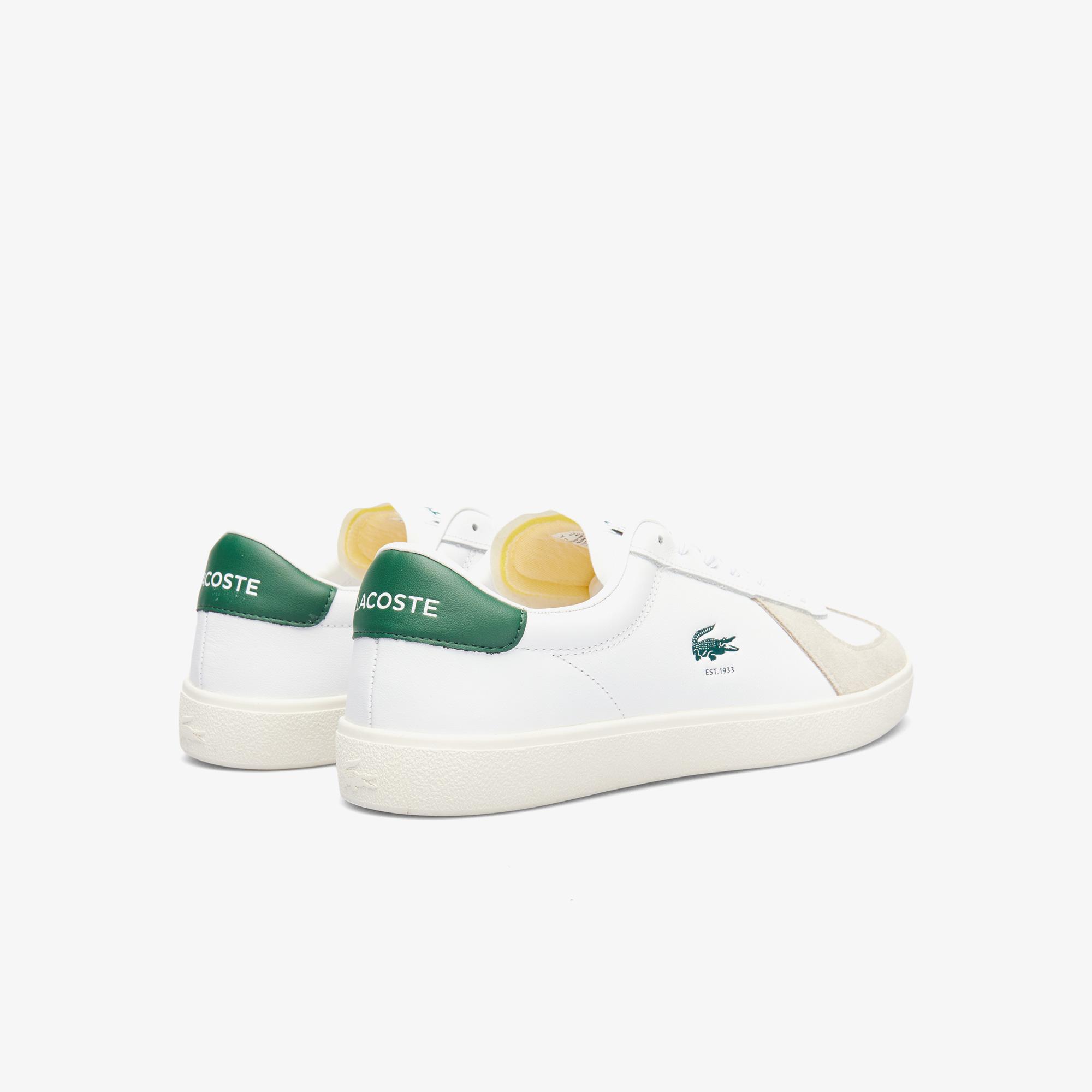 Lacoste Baseshot Pro Leather Erkek Beyaz Sneaker