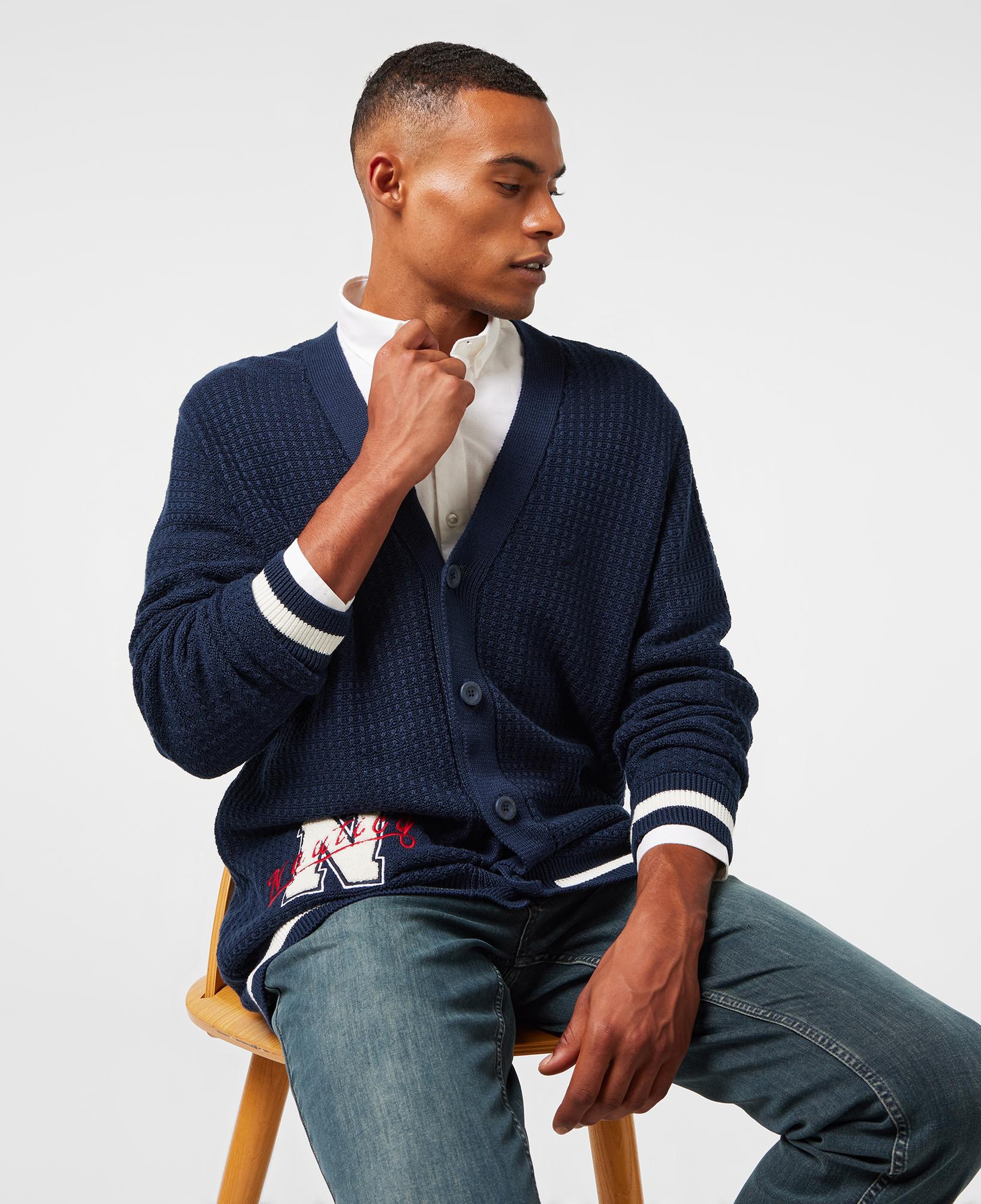 Nautica Erkek Lacivert Regular Fit Hırka