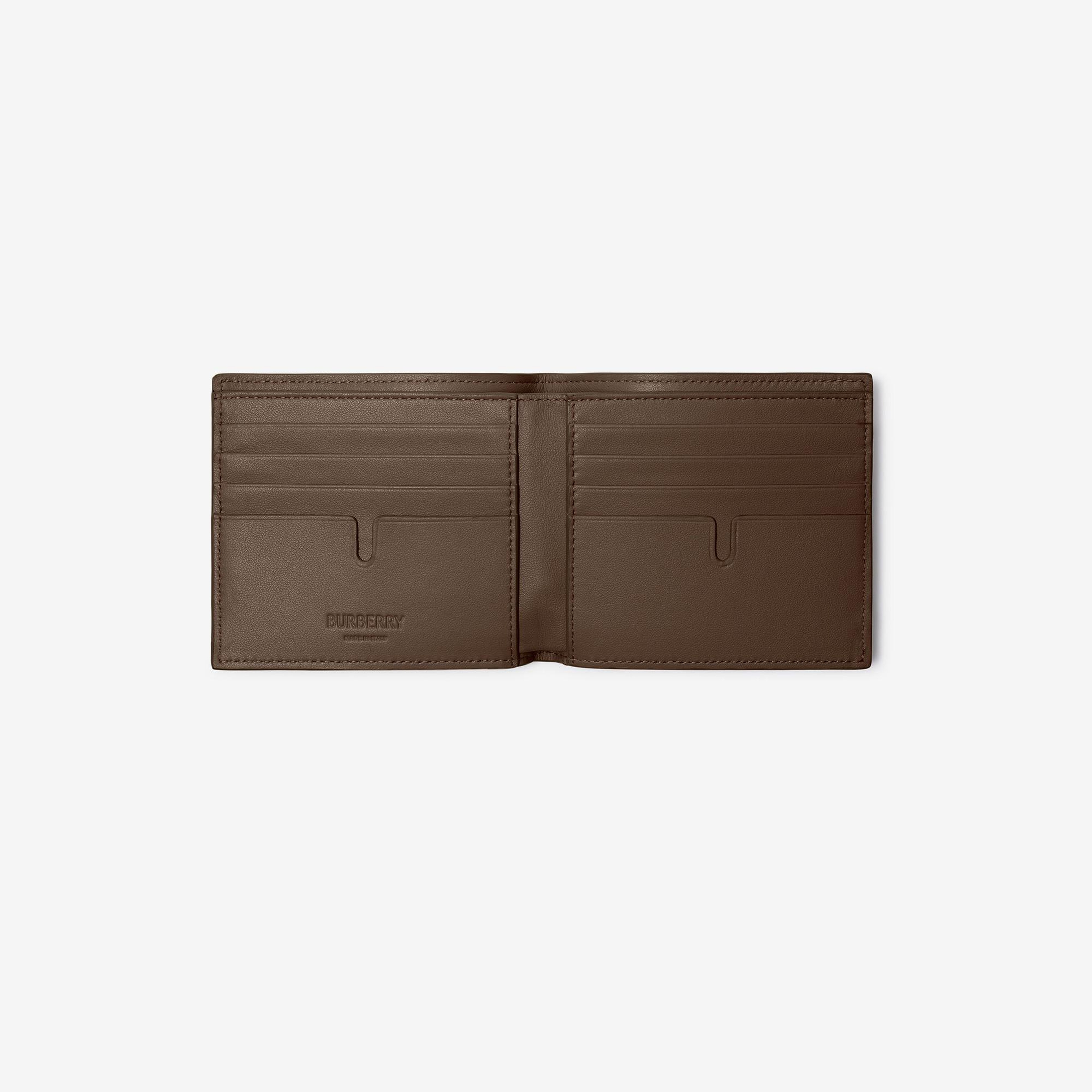 Burberry Check Bifold Erkek Bej Cüzdan