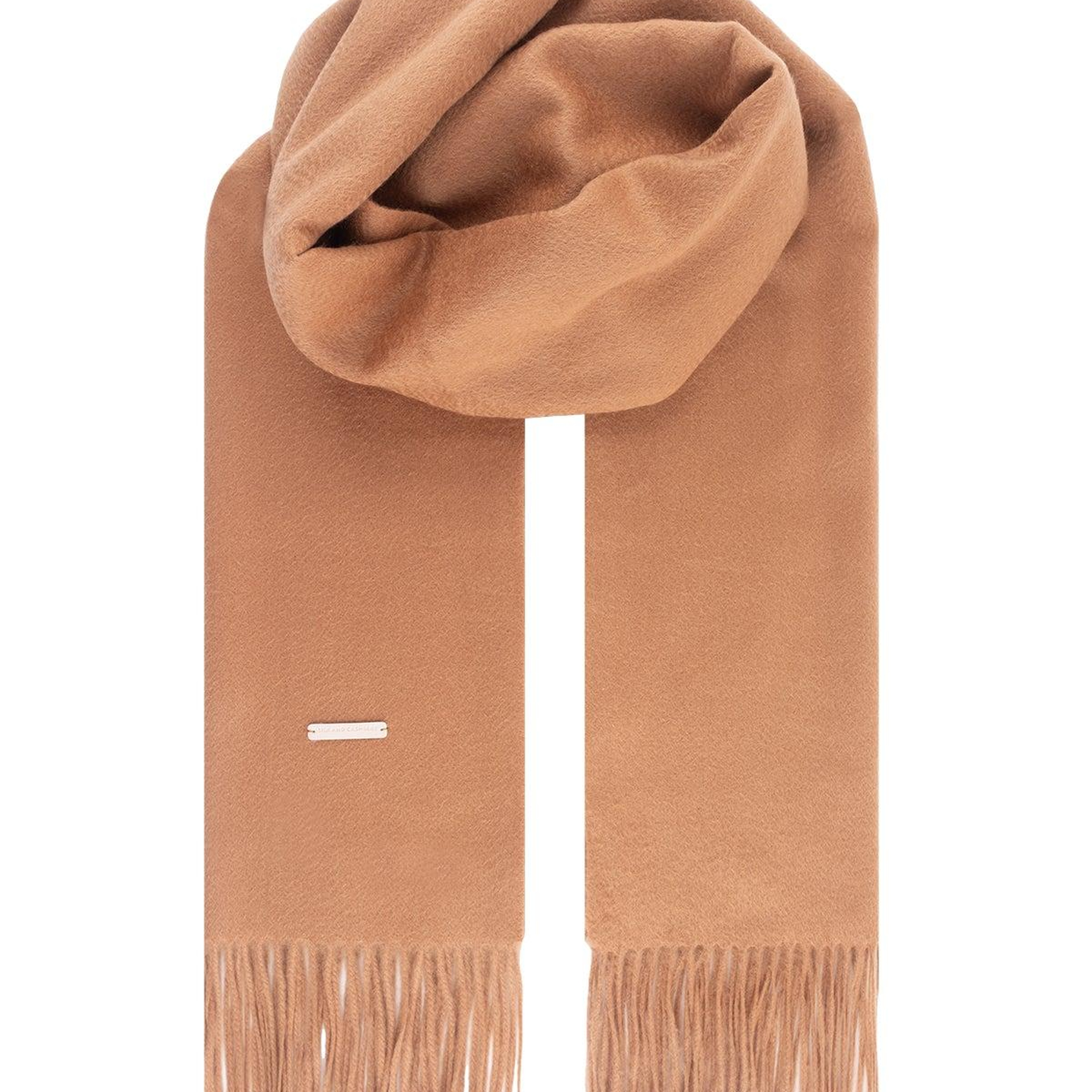 Camel Rose Saf Kaşmir Şal
