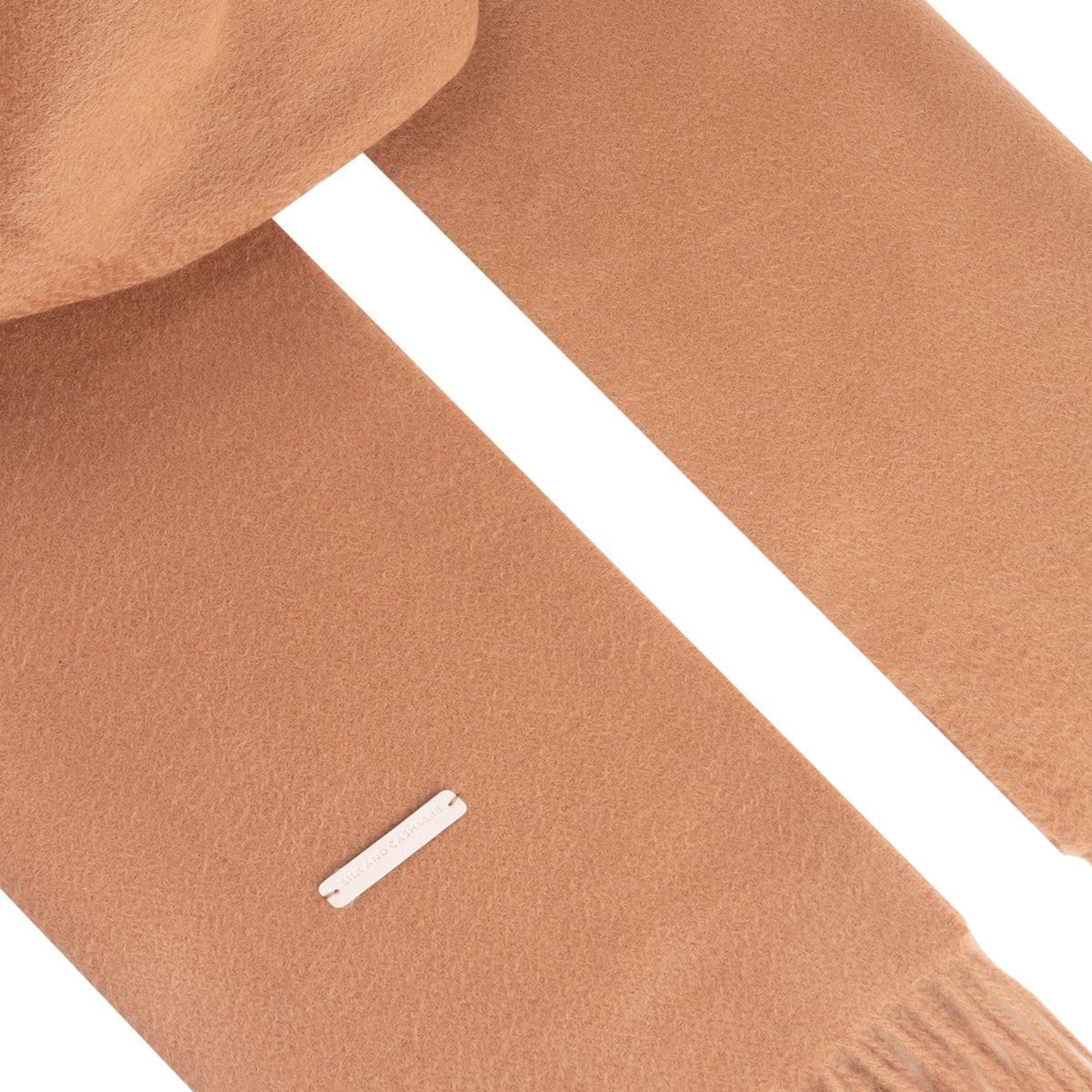 Camel Rose Saf Kaşmir Şal