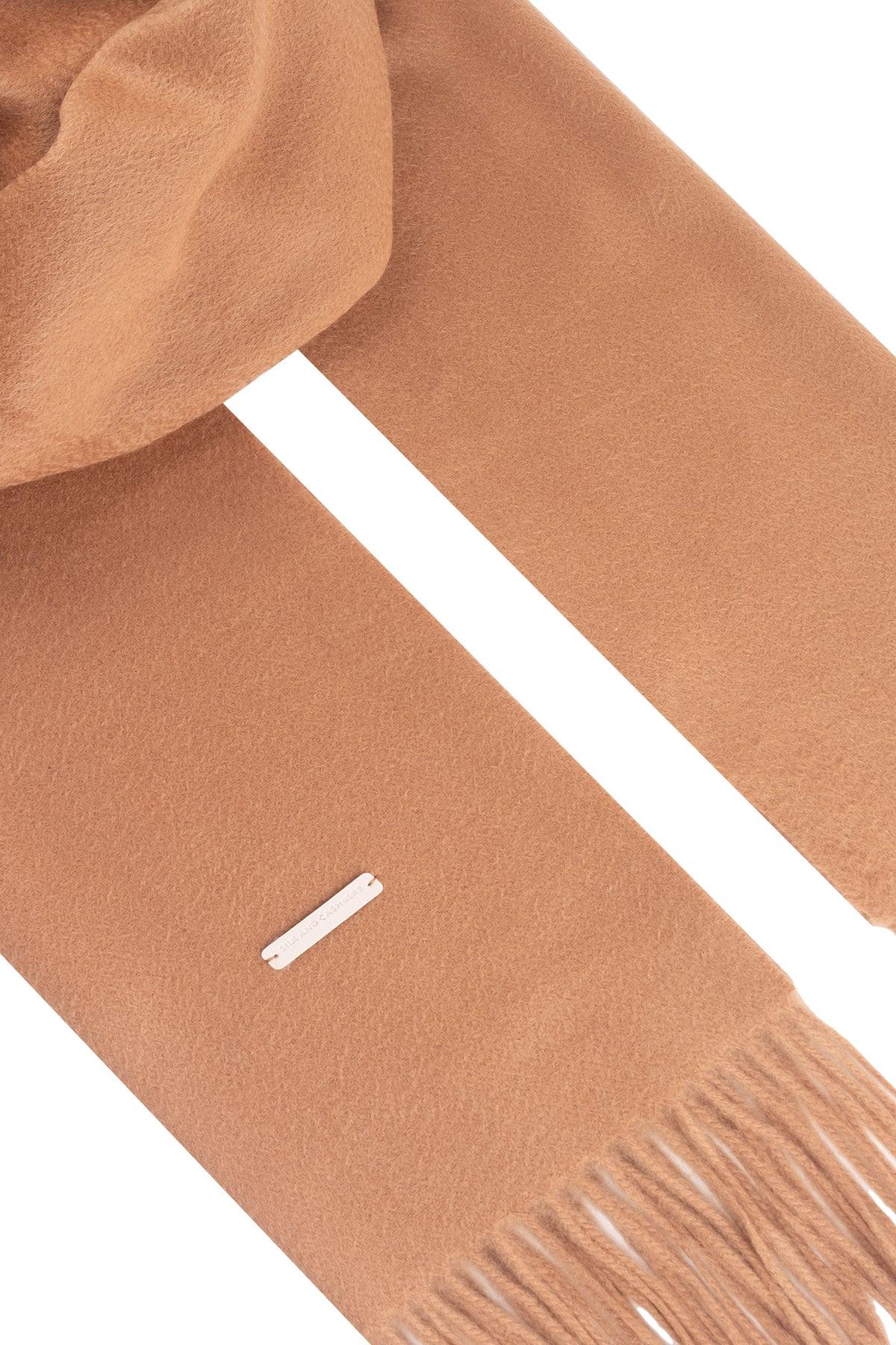 Camel Rose Saf Kaşmir Şal