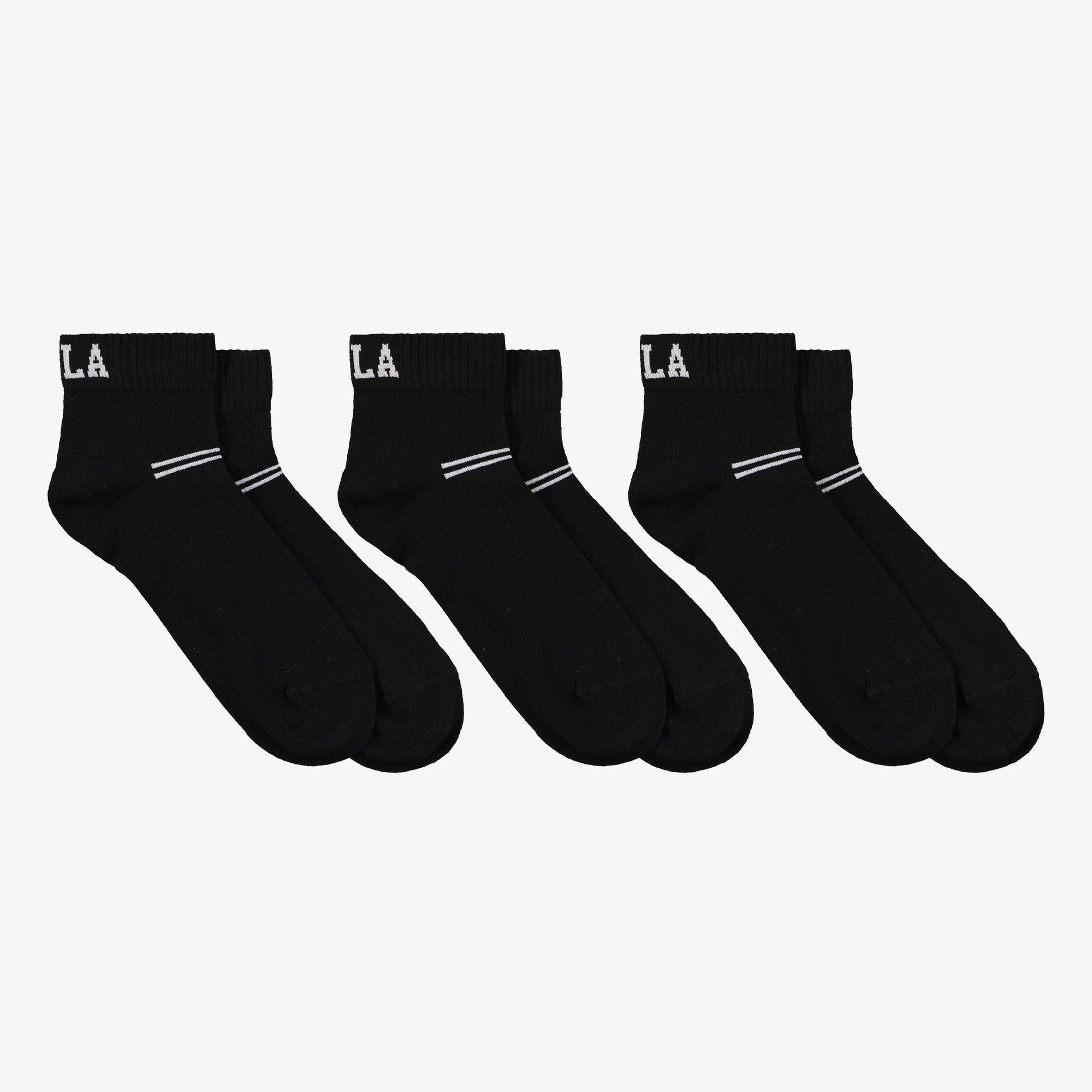 Ucla Brennus 3'Lü Unisex Siyah Çorap