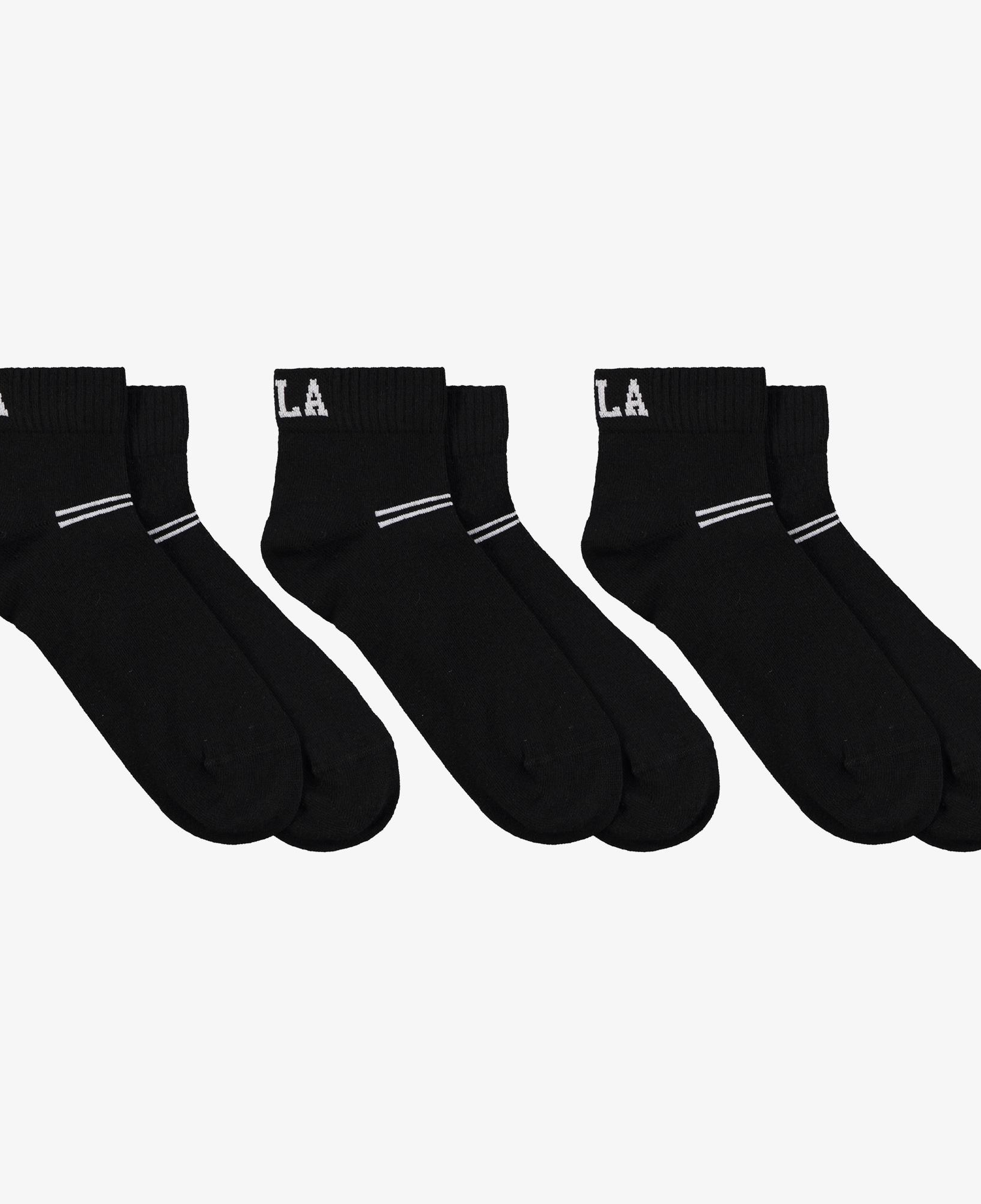 Ucla Brennus 3'Lü Unisex Siyah Çorap
