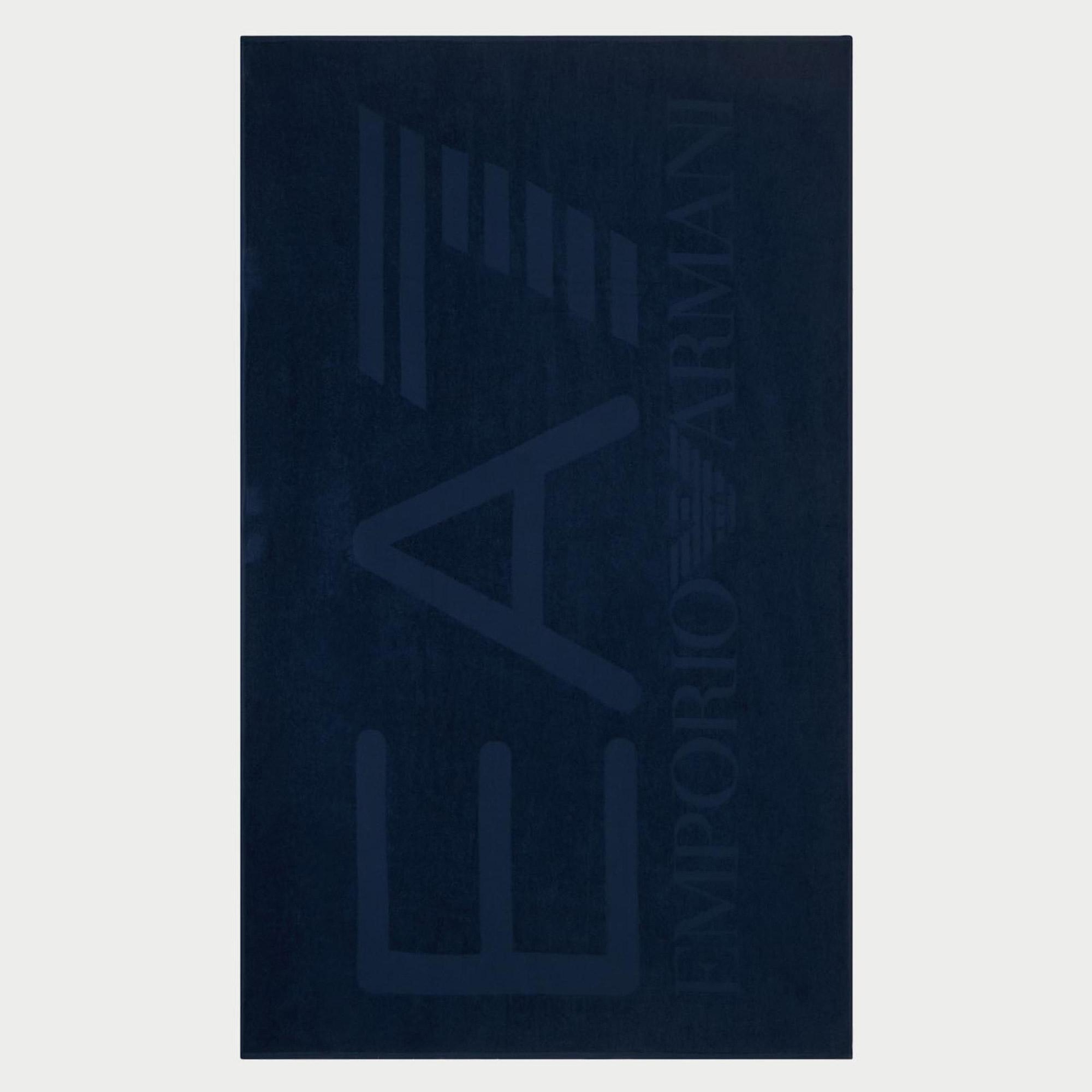 EA7 Unisex Mavi Plaj Havlusu