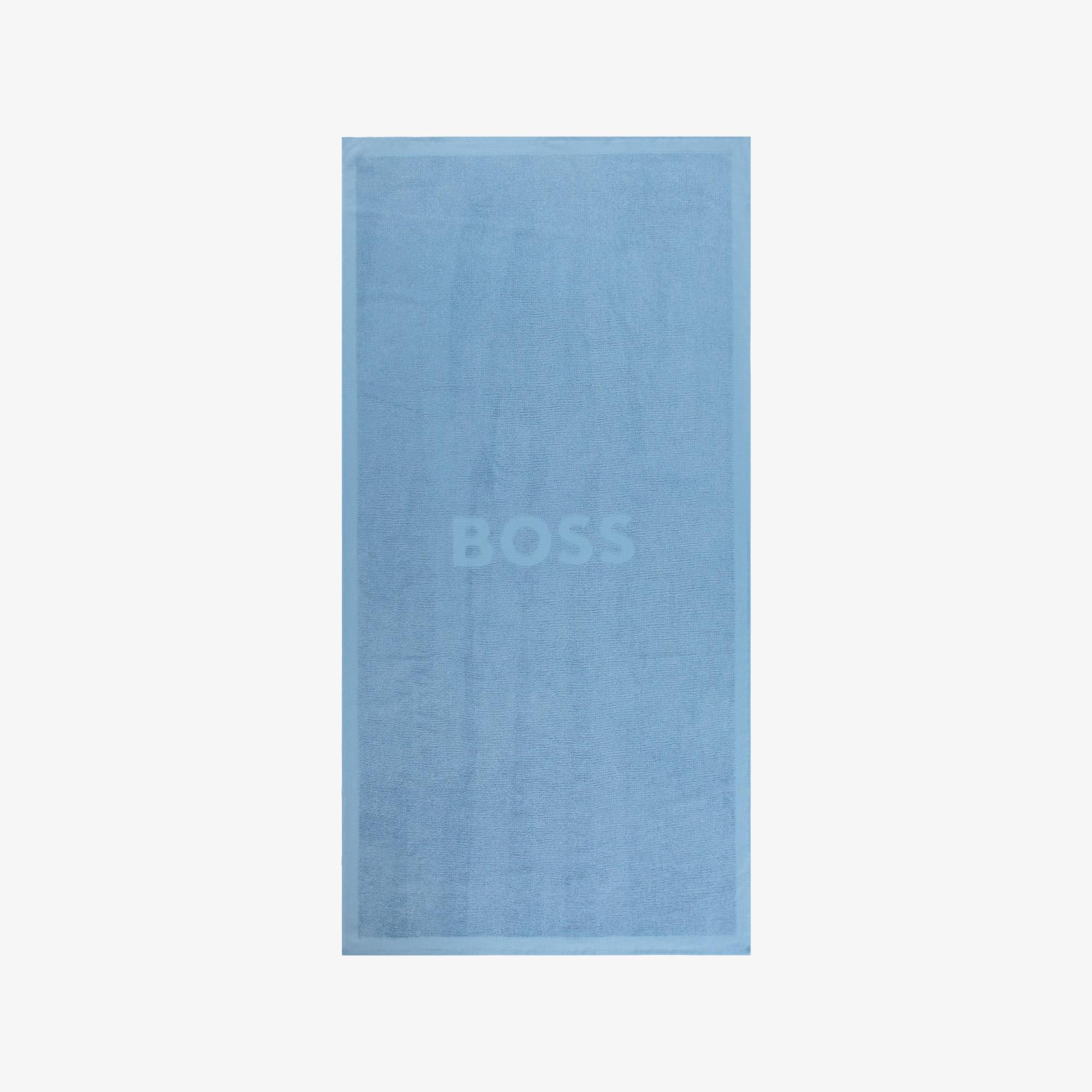 Boss Beach Erkek Mavi Havlu