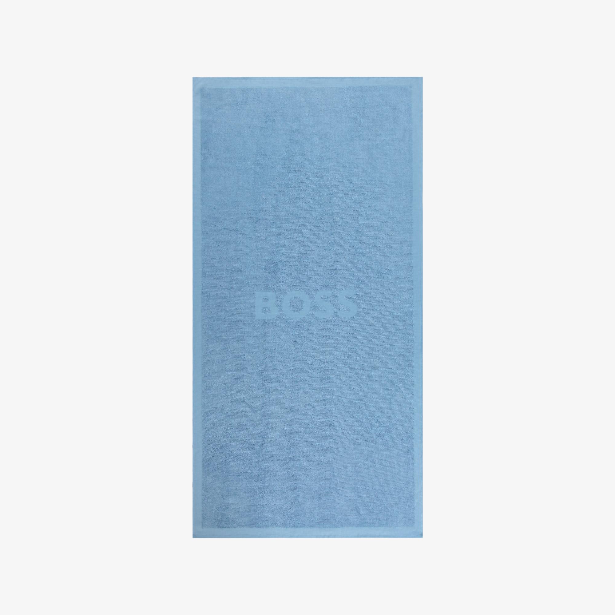 Boss Beach Erkek Mavi Havlu