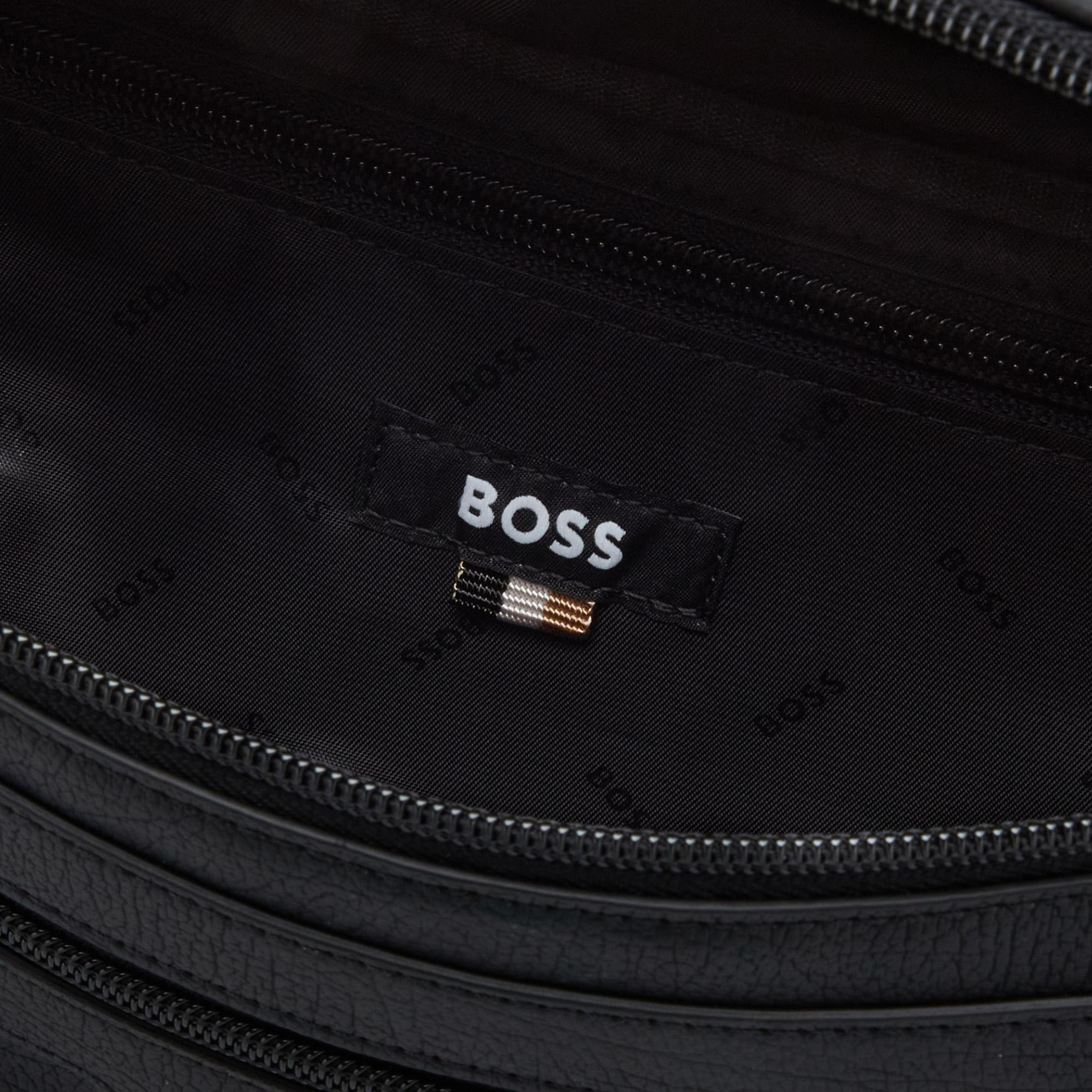 Boss Lewys Erkek Siyah Bel Çantası