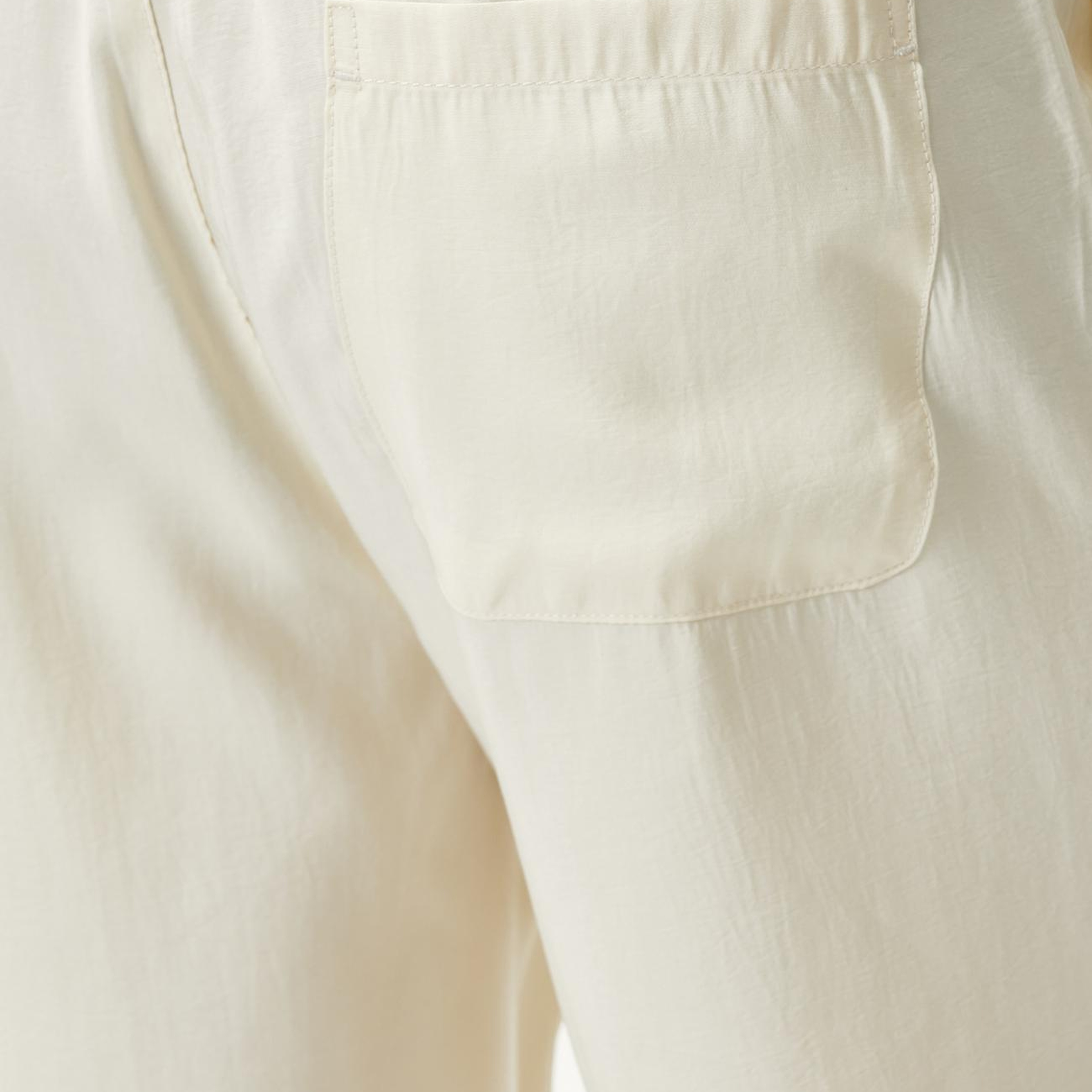 Network Erkek Bej Slim Fit Modal Şort