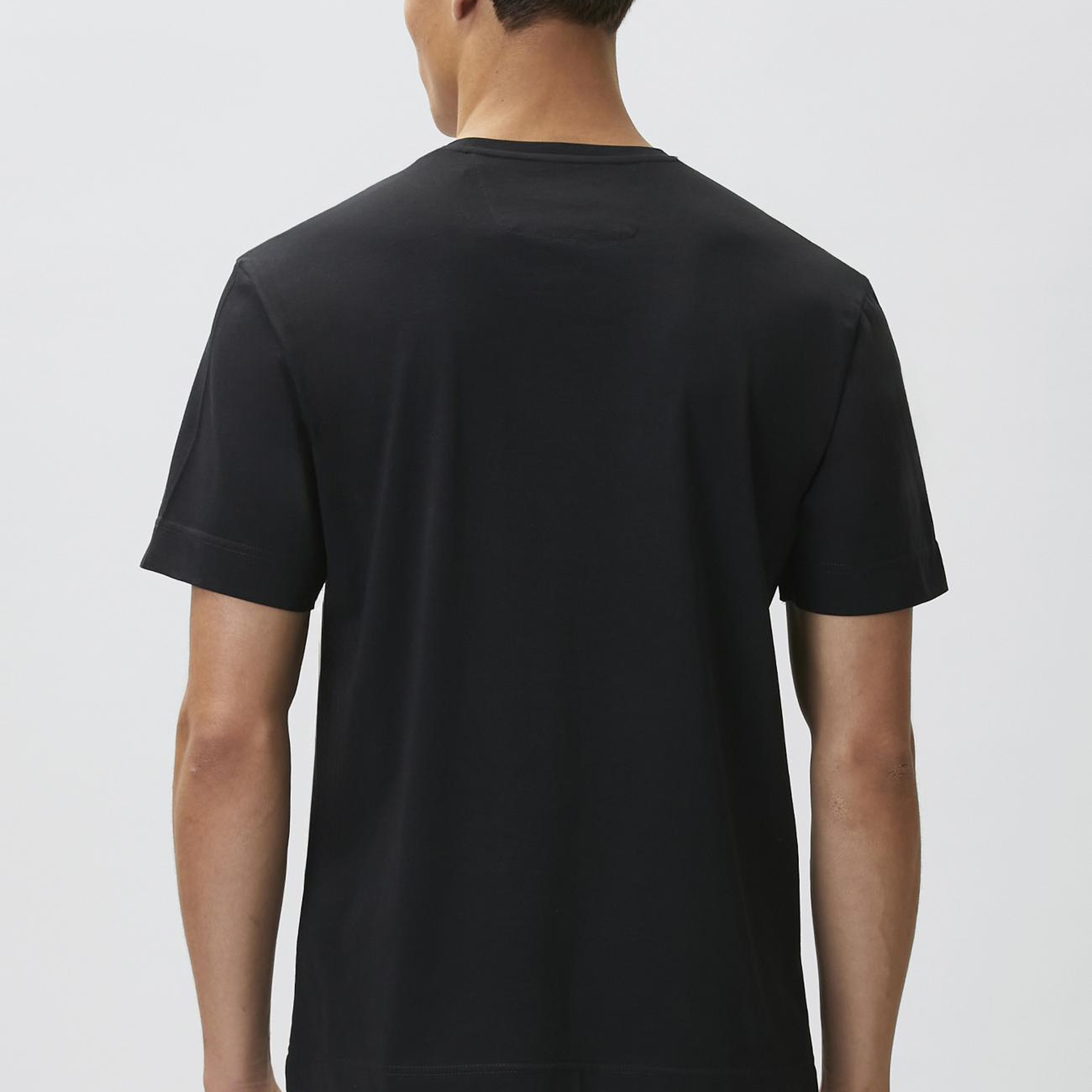 Network Erkek Lacivert Enjeksiyon Baskılı T-shirt