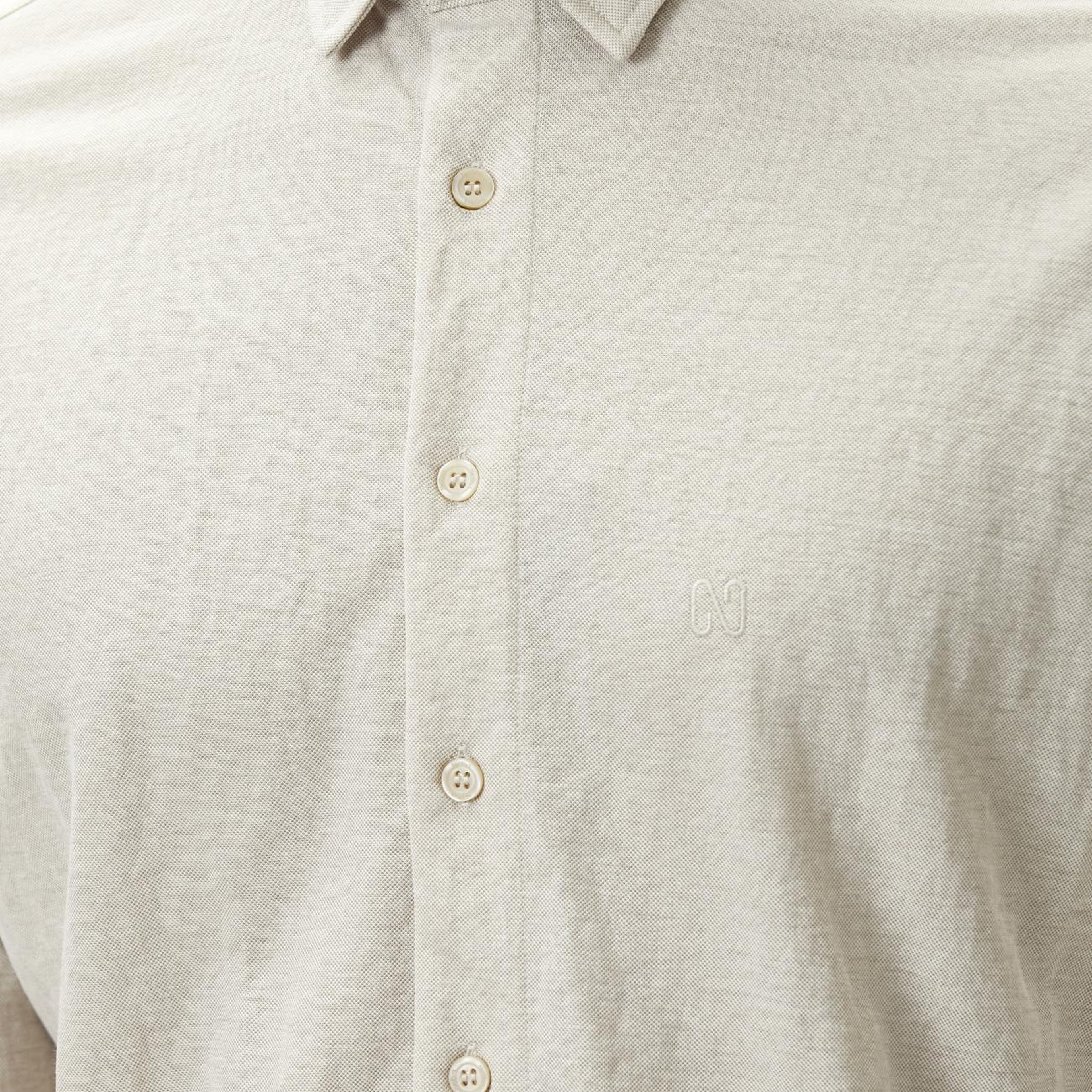 Network Erkek Slim Fit Bej Uzun Kol Örme Gömlek