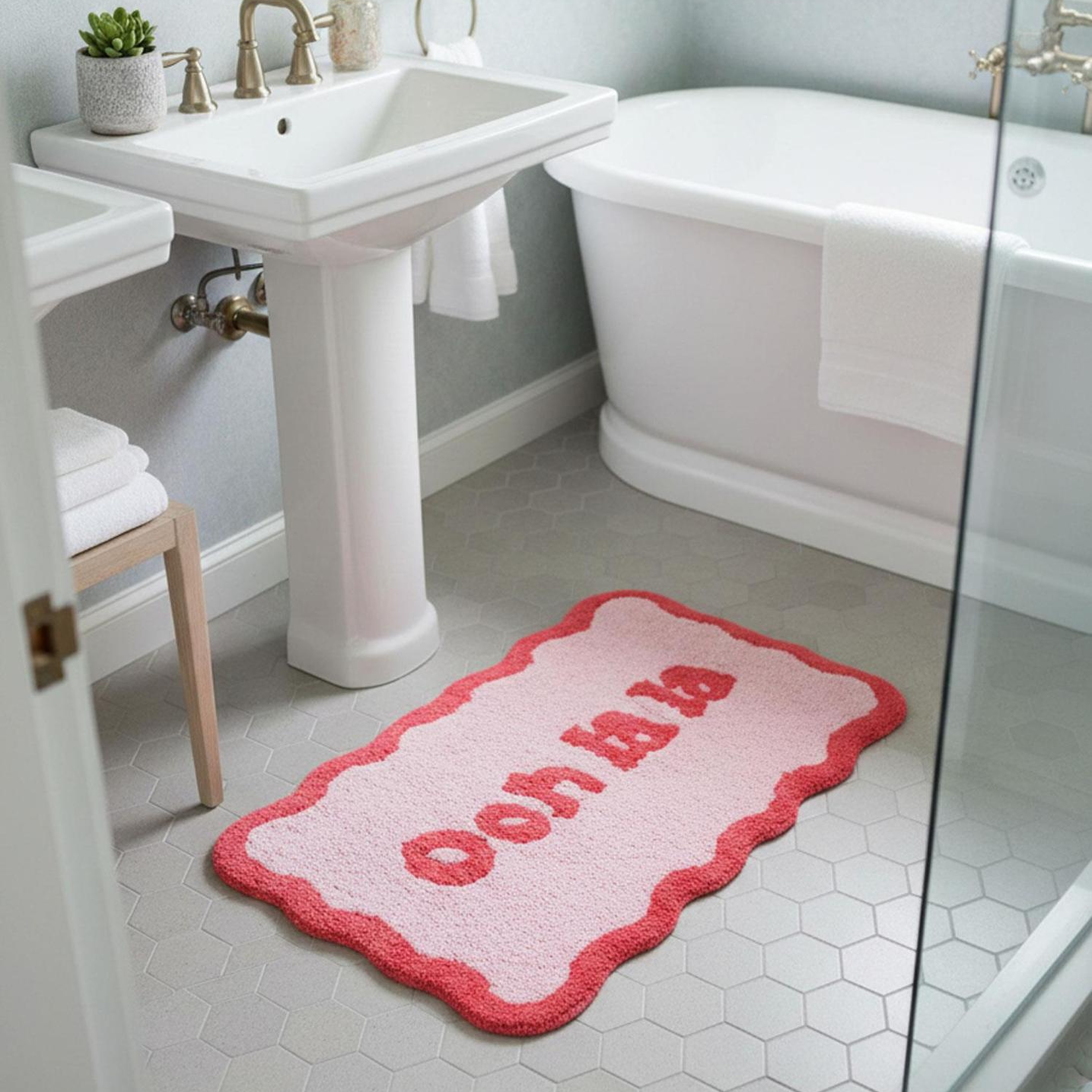 Ooh La La Banyo Paspası 60x100 cm
