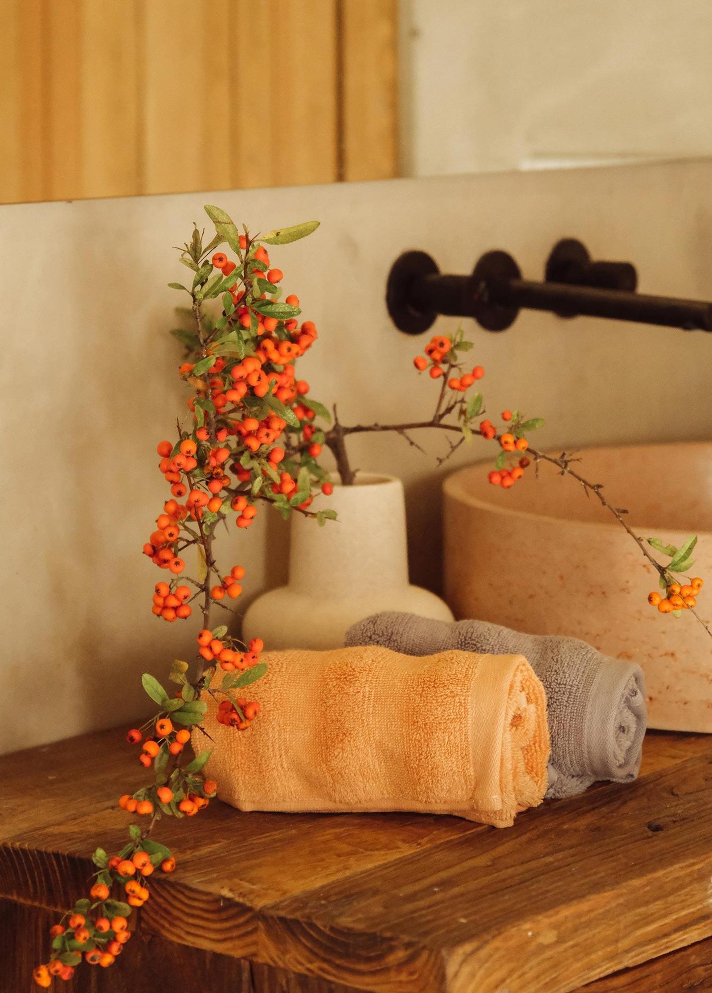 Fine Cotton TerraCotta El Havlusu 50x30 Cm