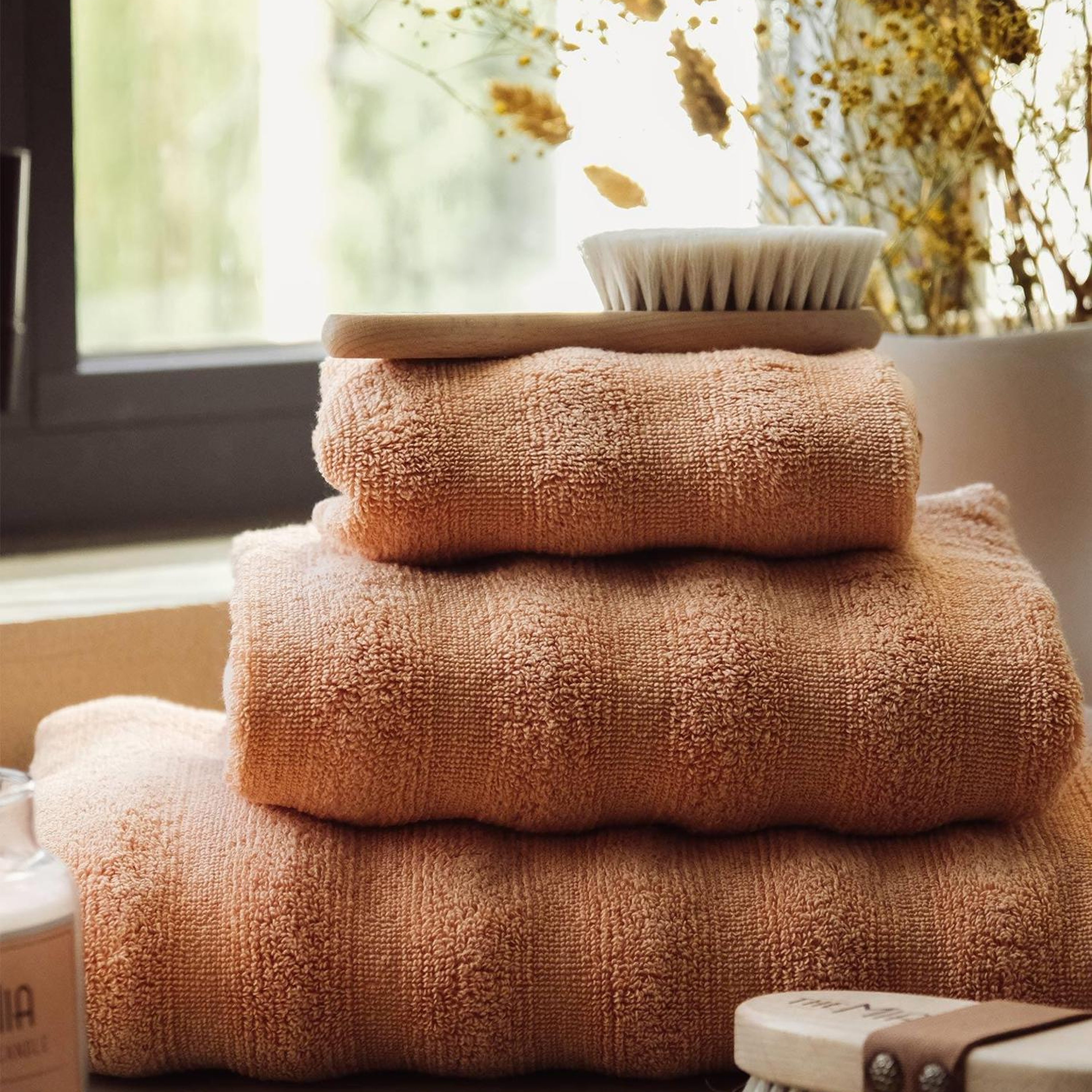 Fine Cotton TerraCotta Banyo Havlusu 140x70 Cm