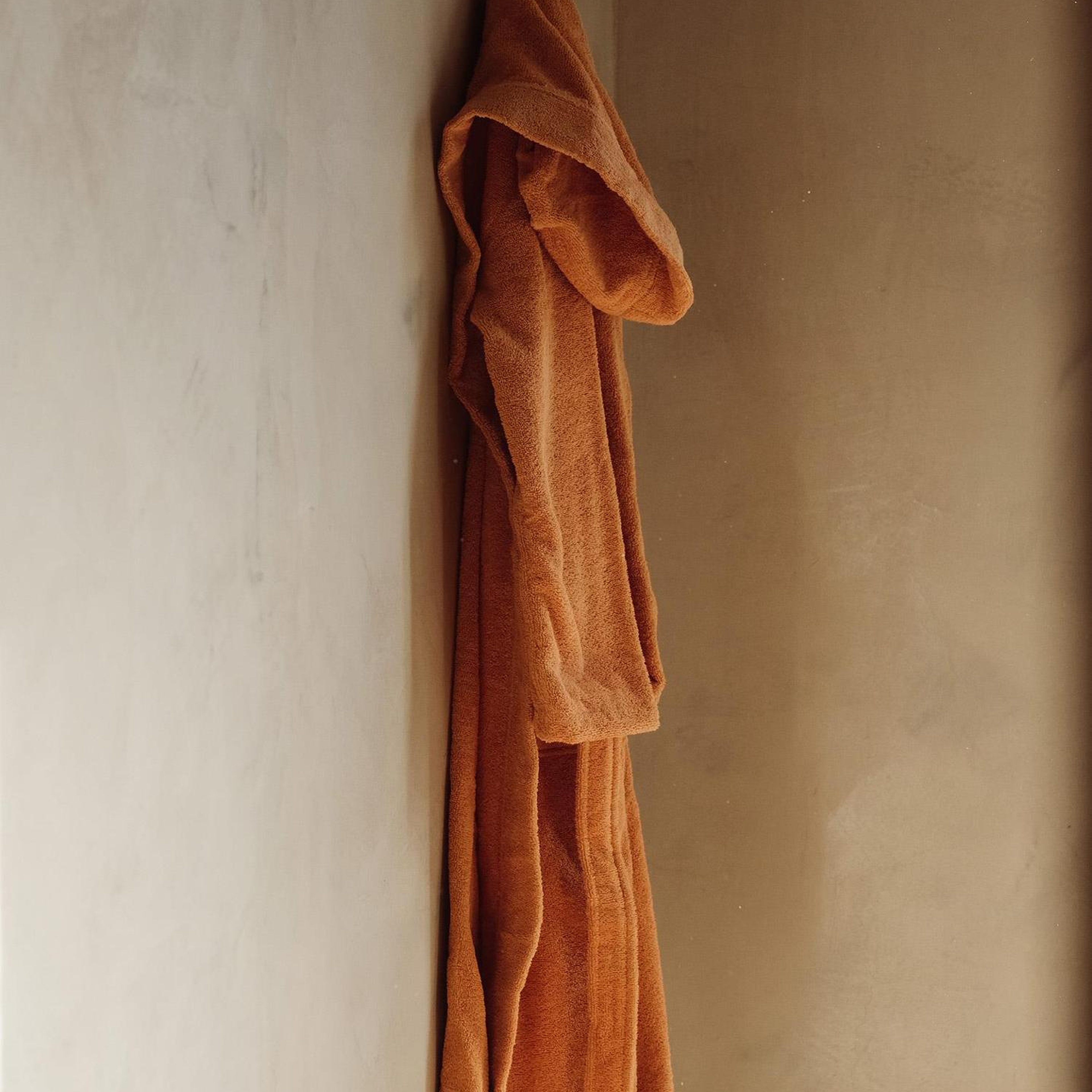Fine Cotton TerraCotta Bornoz Small Medium