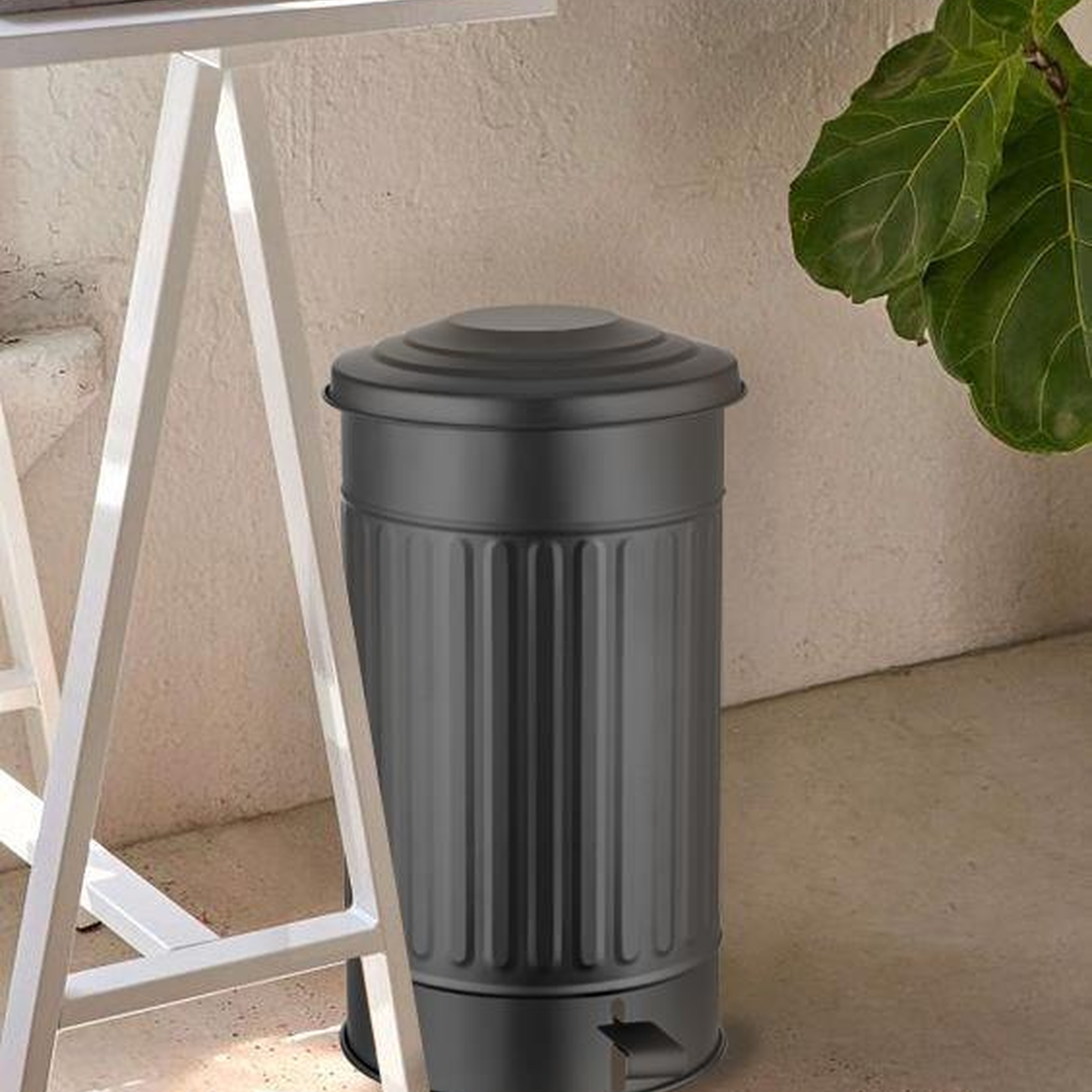 Çöp Kovası Mutfak Siyah 24 Lt