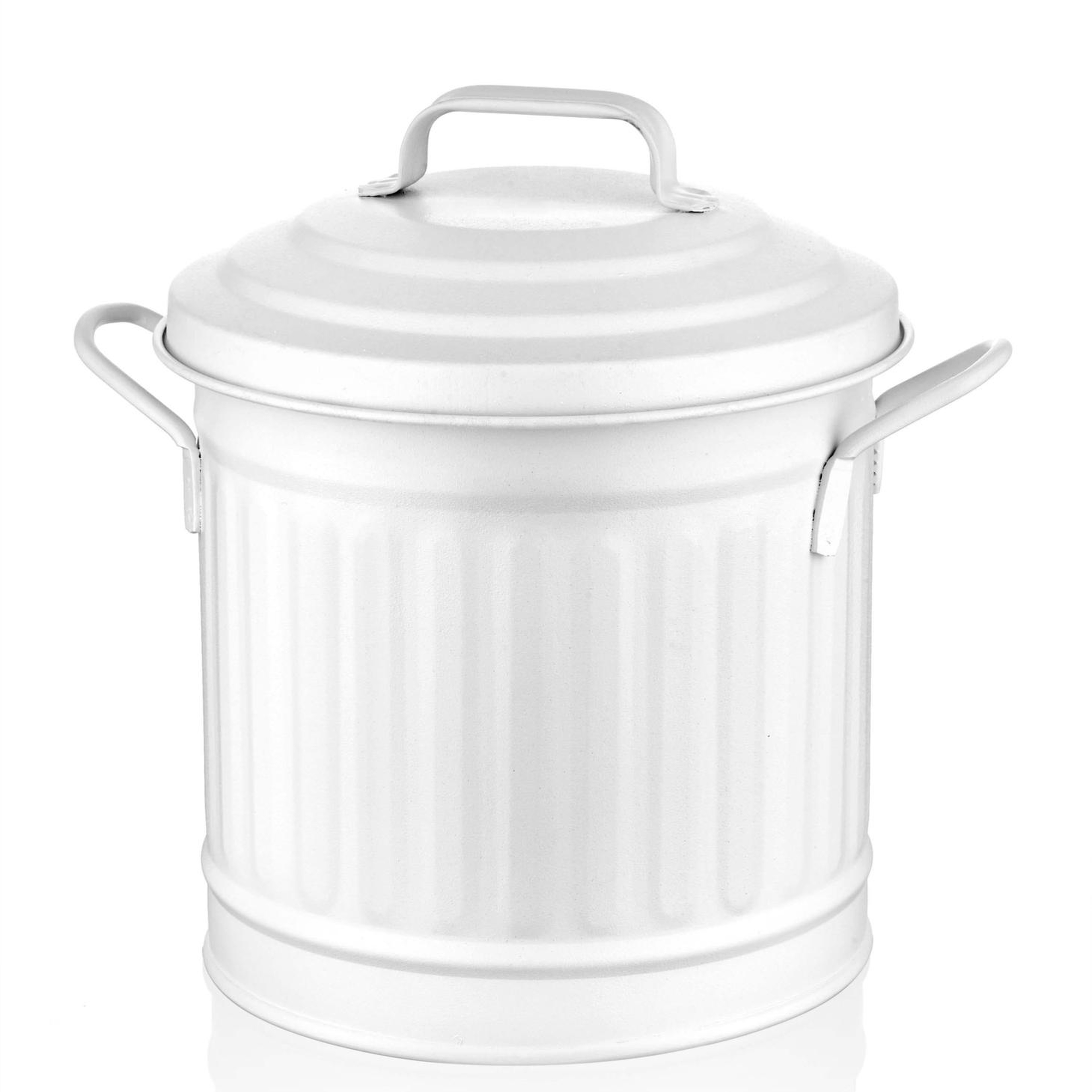 Çöp Kovası Tezgah Beyaz 4 Lt