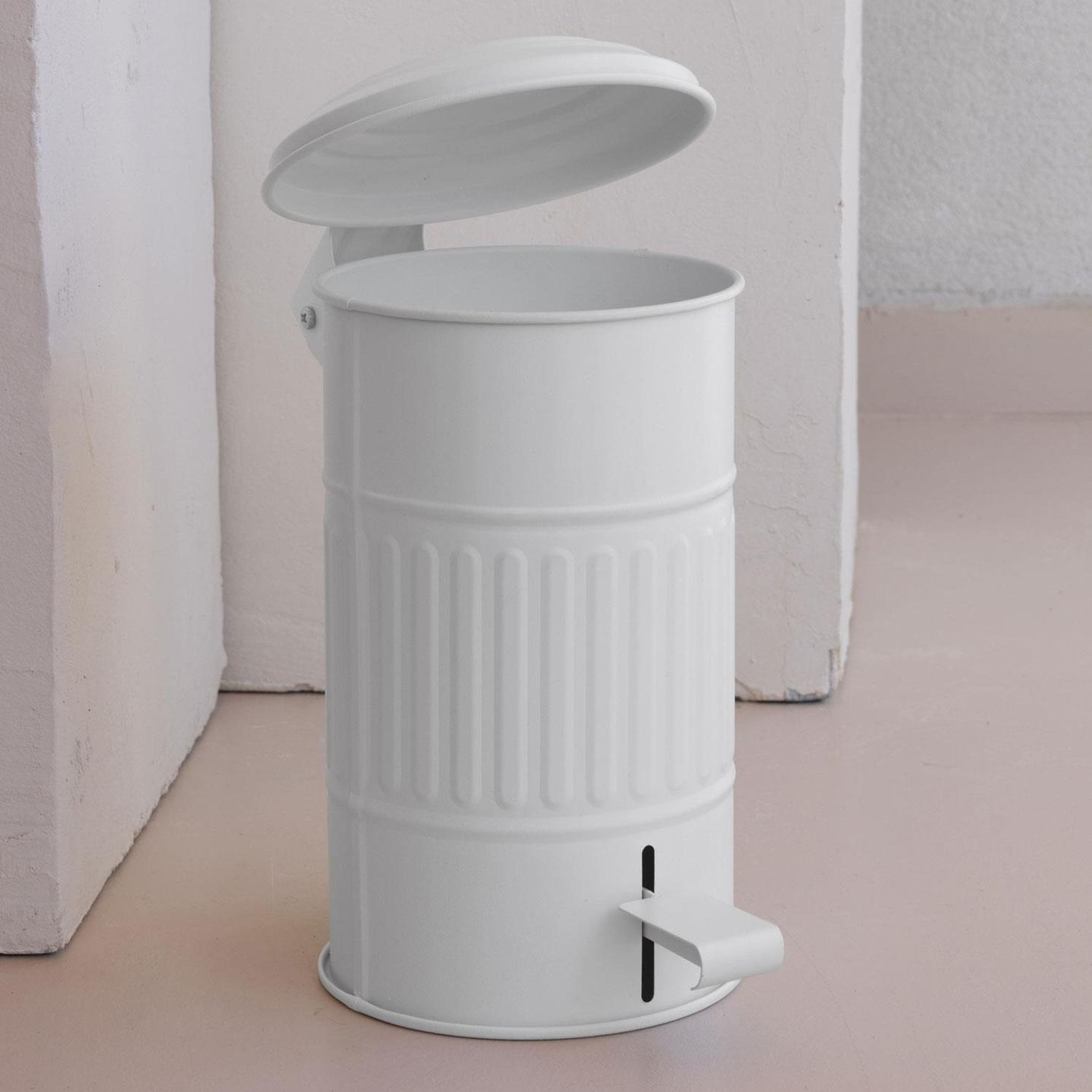 Çöp Kovası Banyo Beyaz 5 Lt