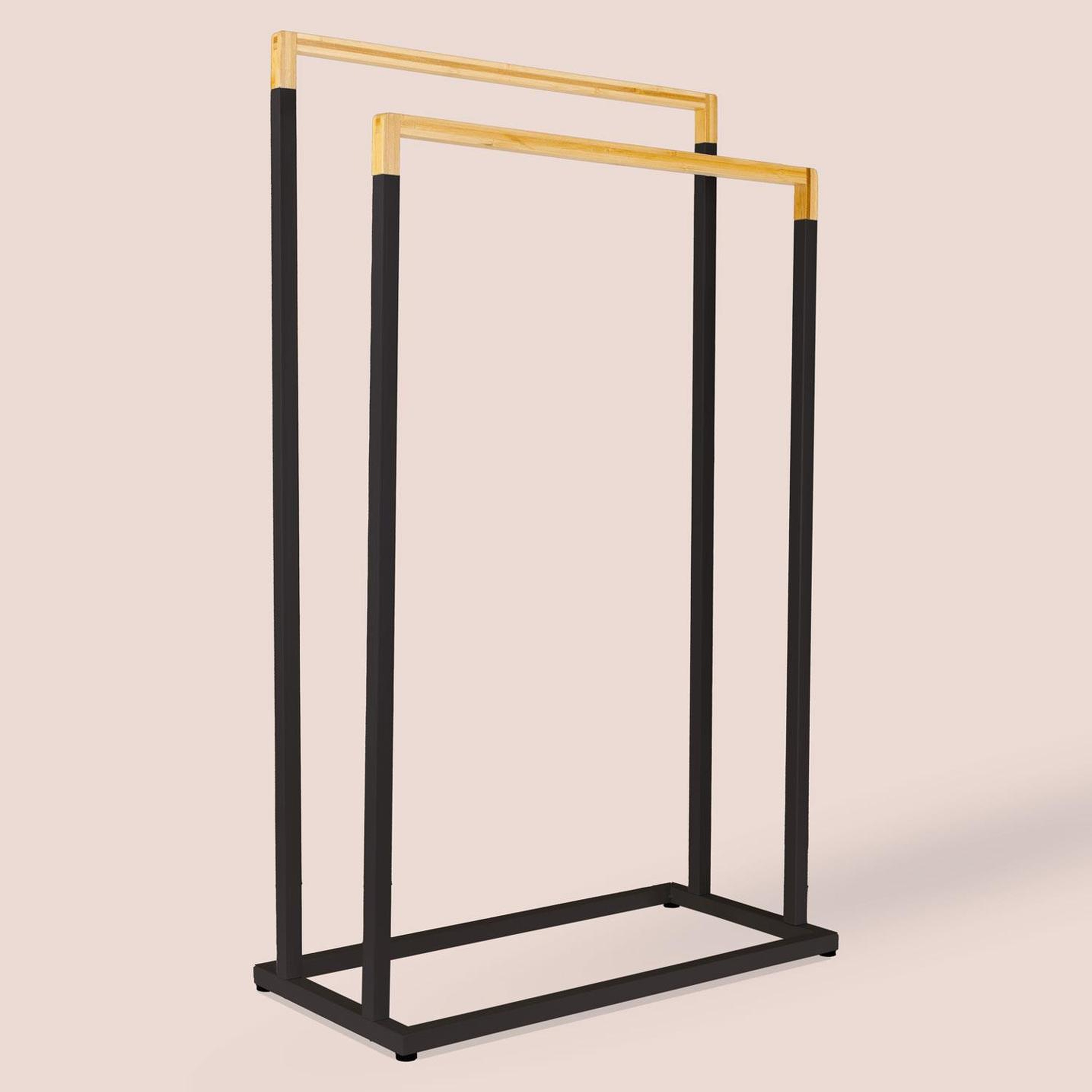 Metal Havlu Askılığı Siyah GLV0762