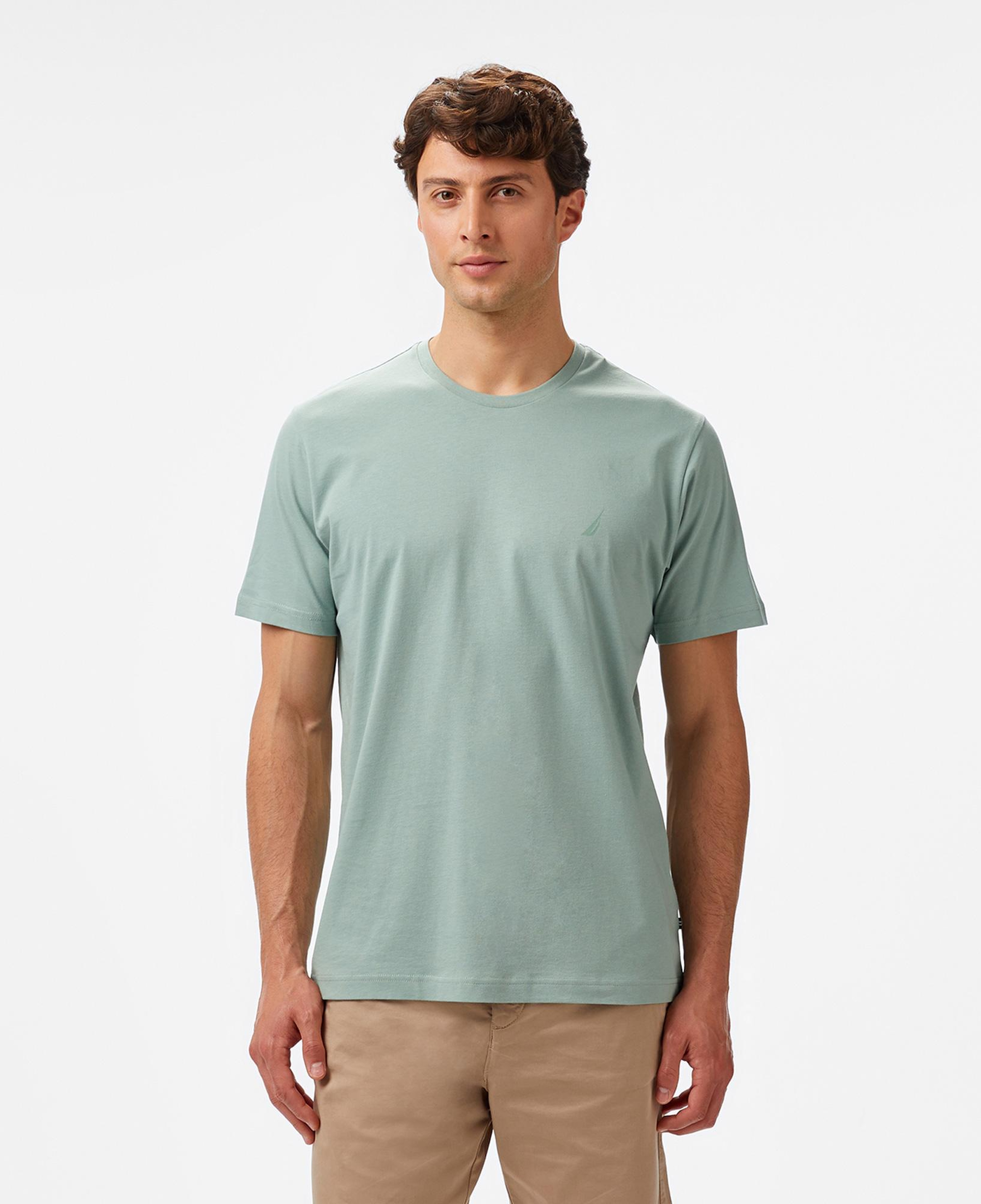 Nautica Erkek Yeşil Regular Fit T-Shirt