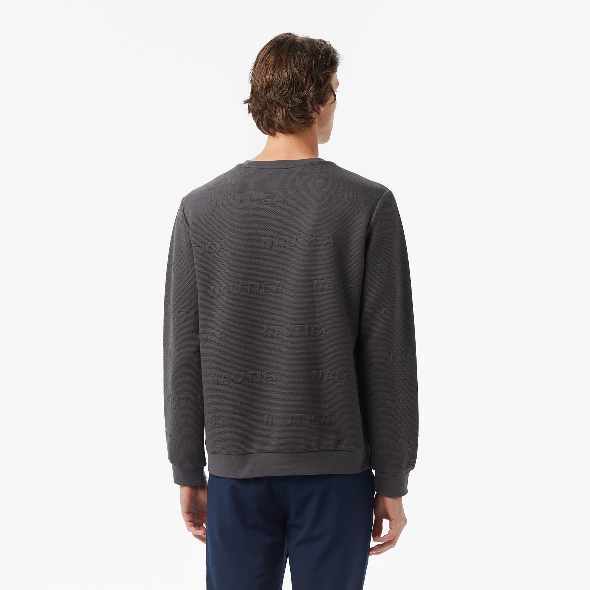 Nautica Erkek Gri Regular Fit Sweatshirt