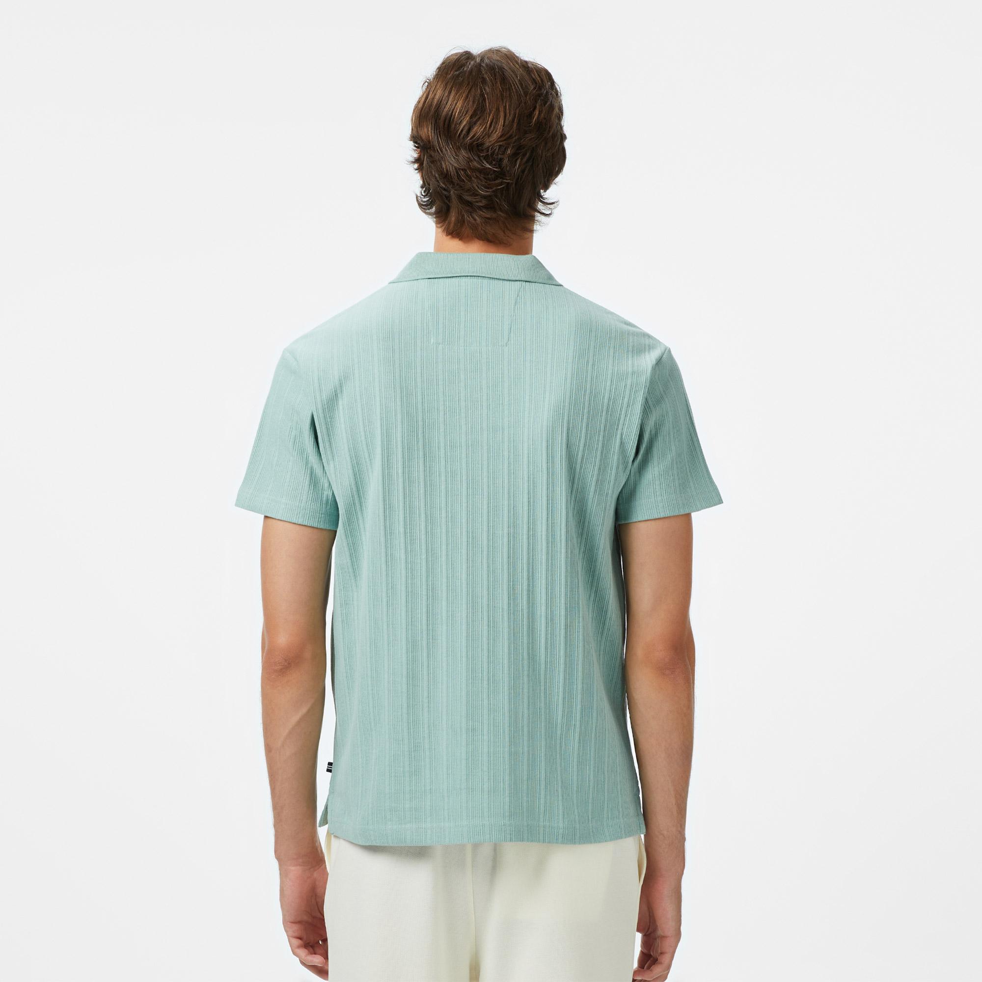 Nautica Erkek Yeşil Classic Fit Polo Yaka T-Shirt