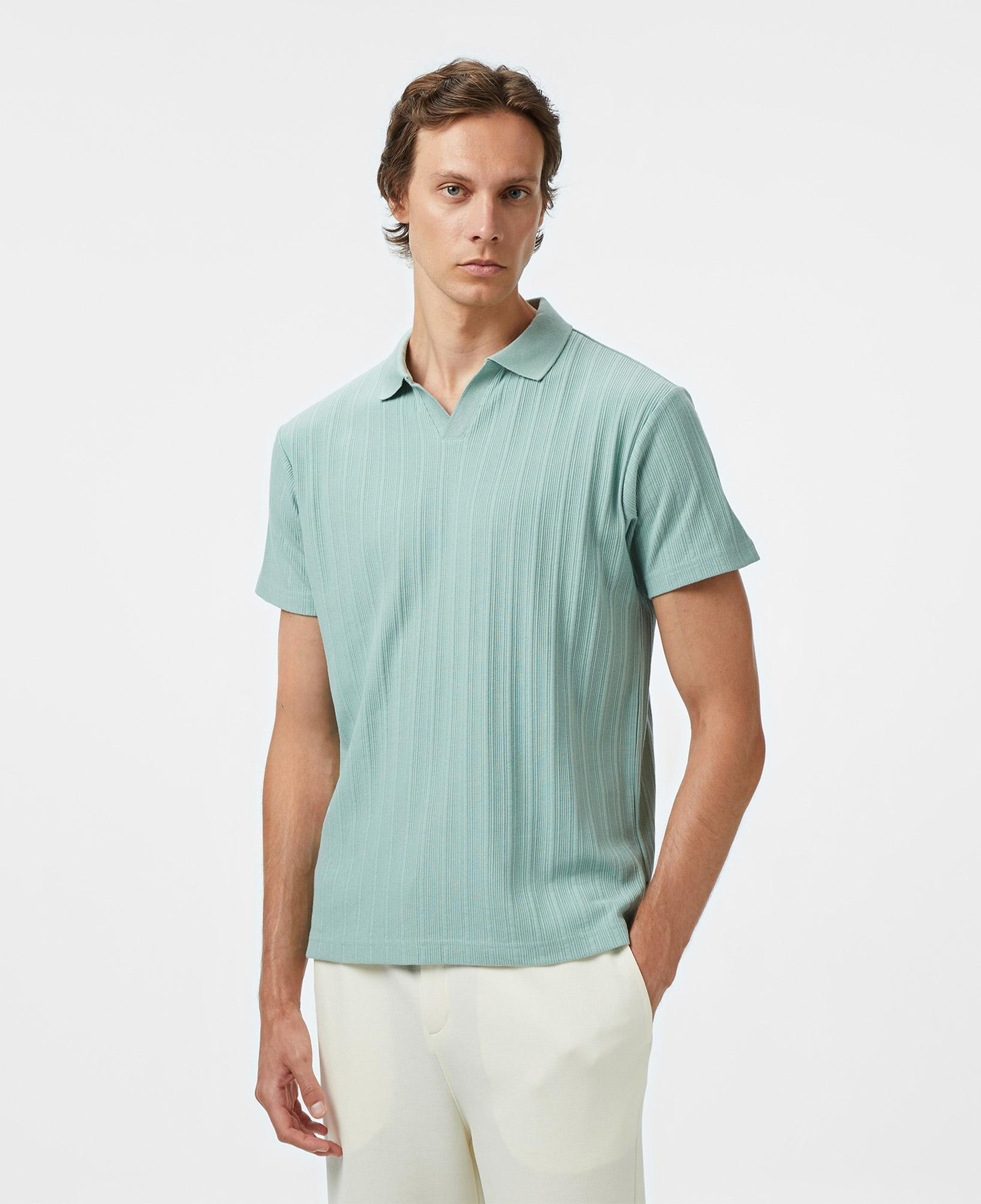 Nautica Erkek Yeşil Classic Fit Polo Yaka T-Shirt